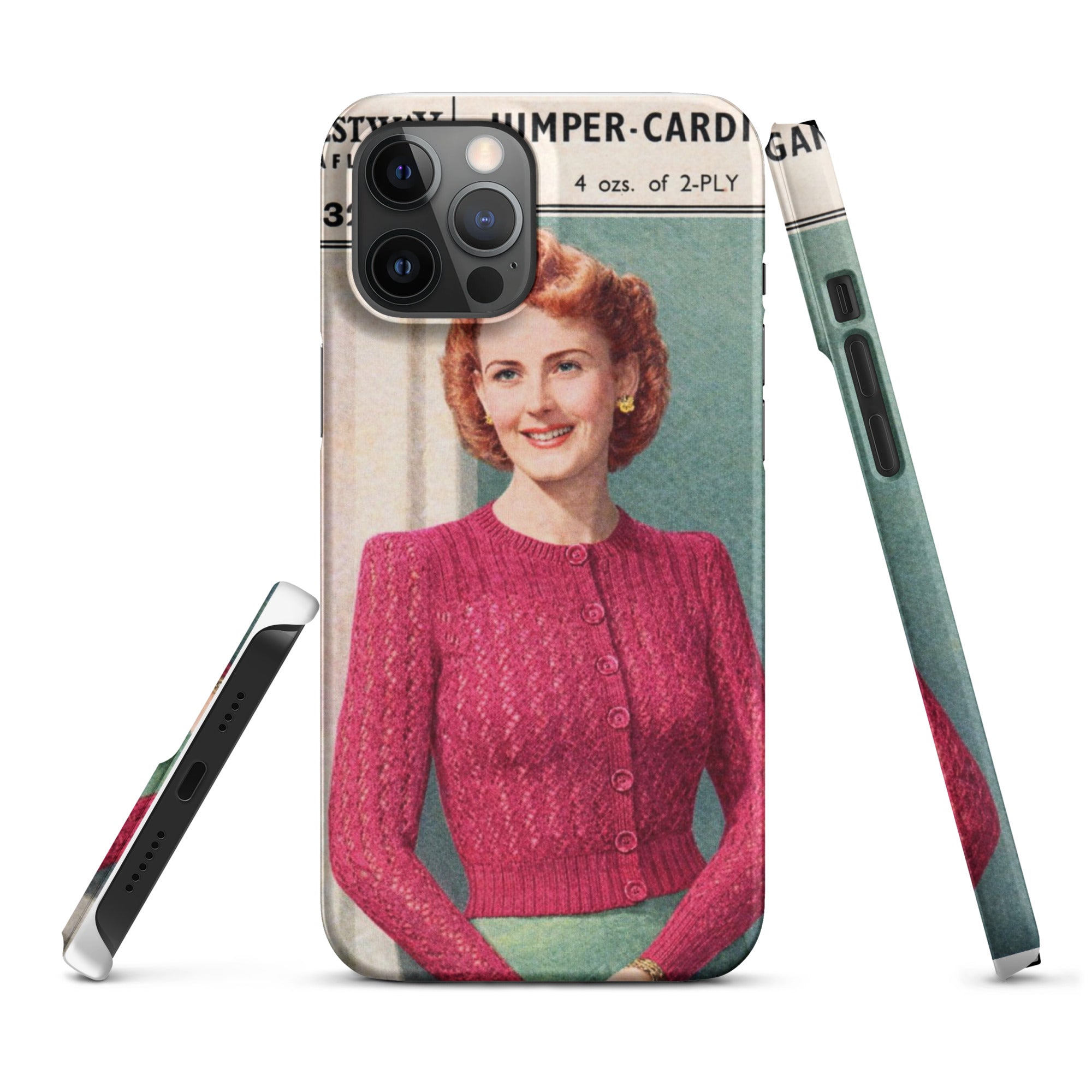 Lacy Cardigan iPhone Case - Sitting Pretty Knits