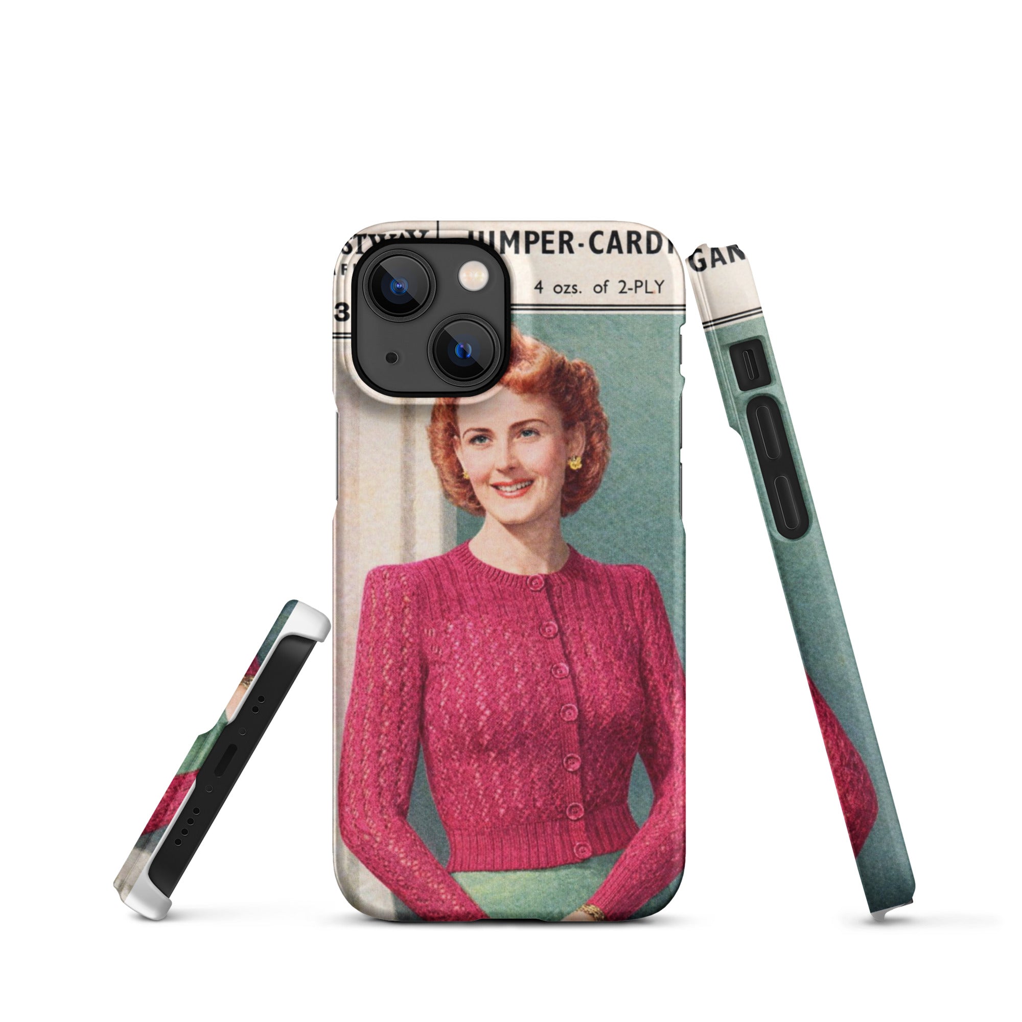 Lacy Cardigan iPhone Case - Sitting Pretty Knits