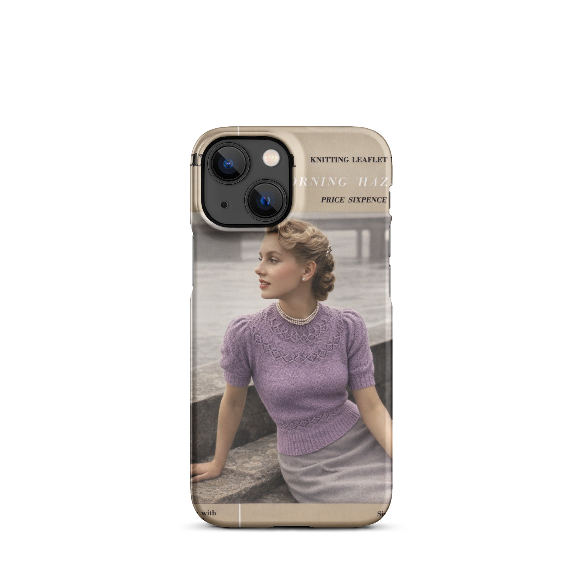 Vintage Munrospun Ranunculus iPhone Case - Sitting Pretty Knits