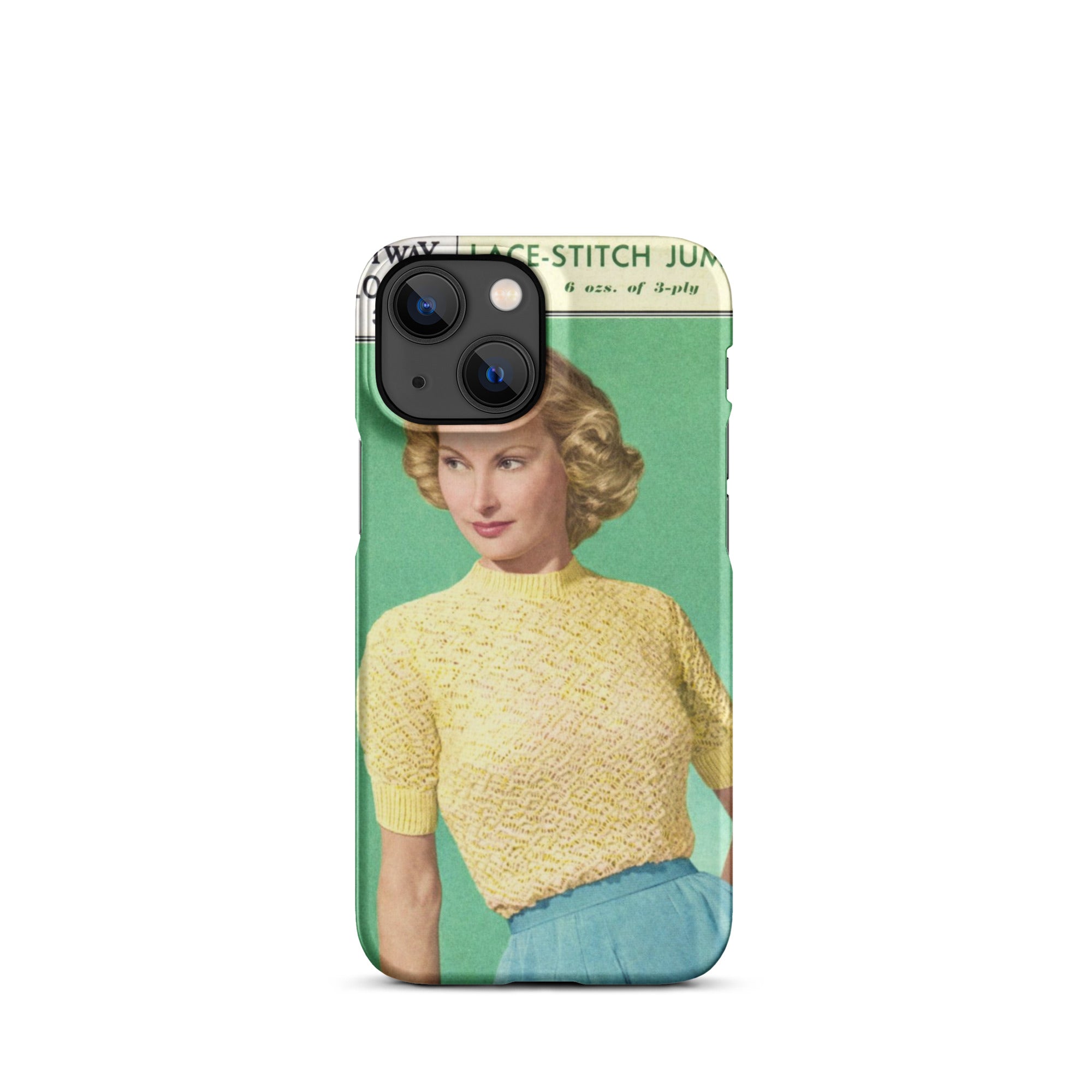Lace Stitch Jumper iPhone Case - Sitting Pretty Knits