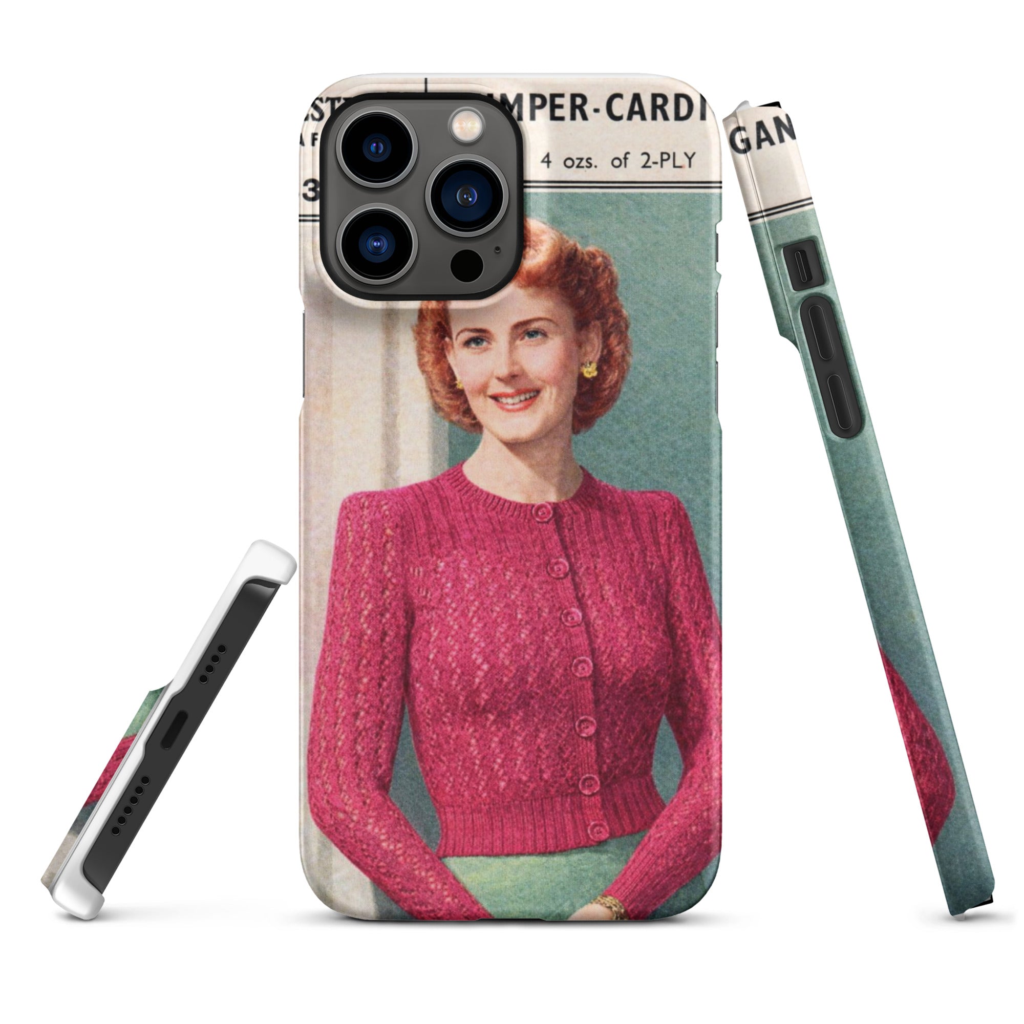 Lacy Cardigan iPhone Case - Sitting Pretty Knits