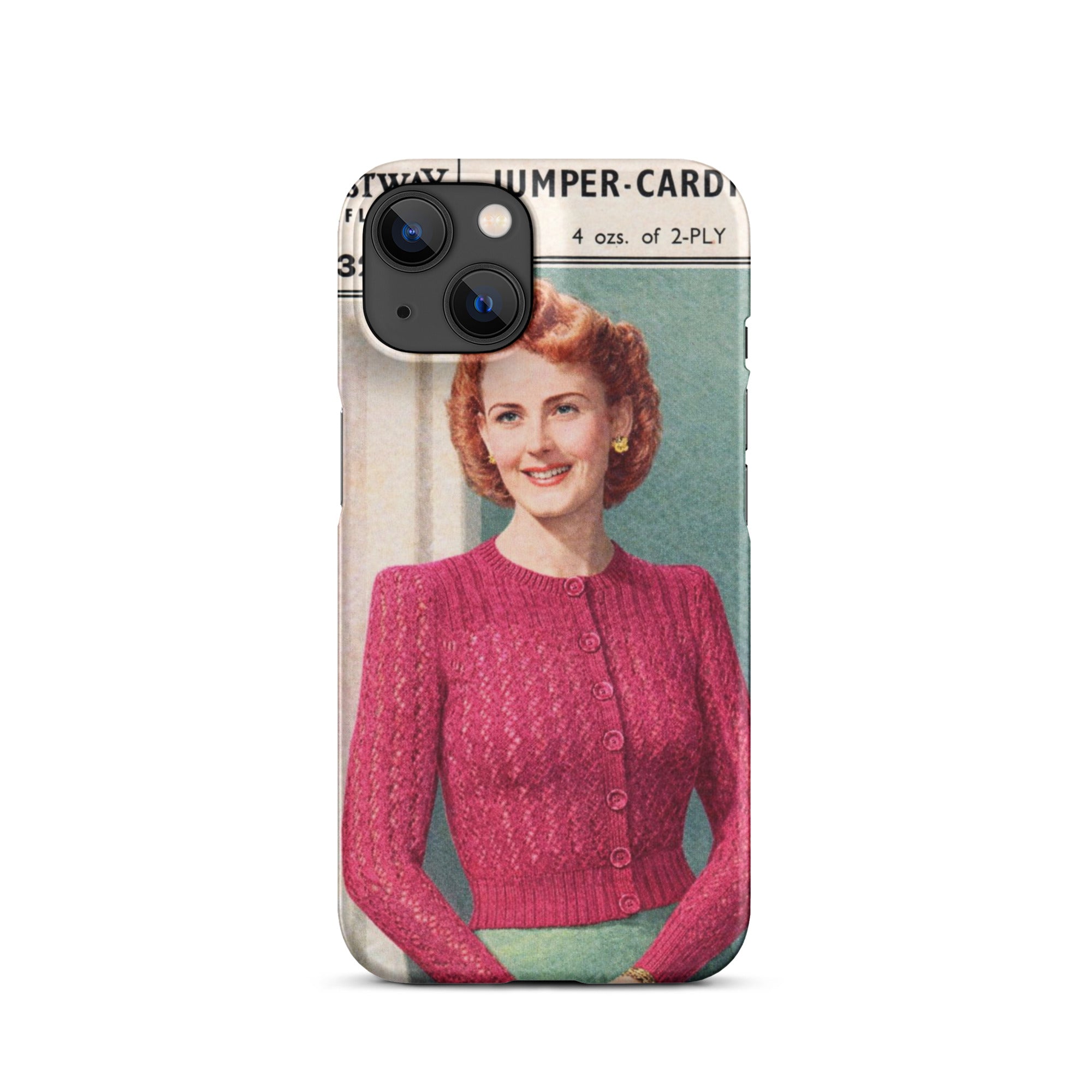 Lacy Cardigan iPhone Case - Sitting Pretty Knits