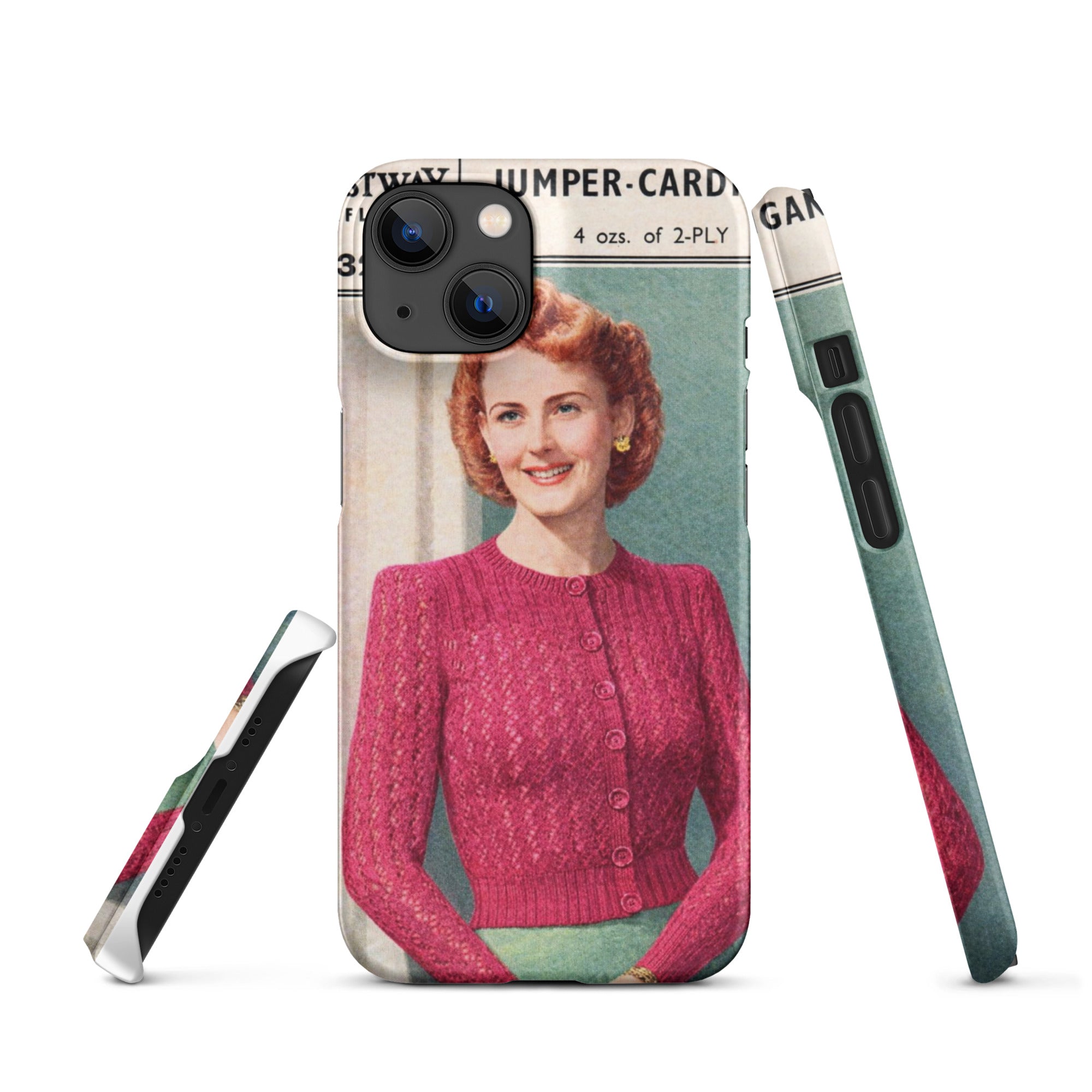 Lacy Cardigan iPhone Case - Sitting Pretty Knits