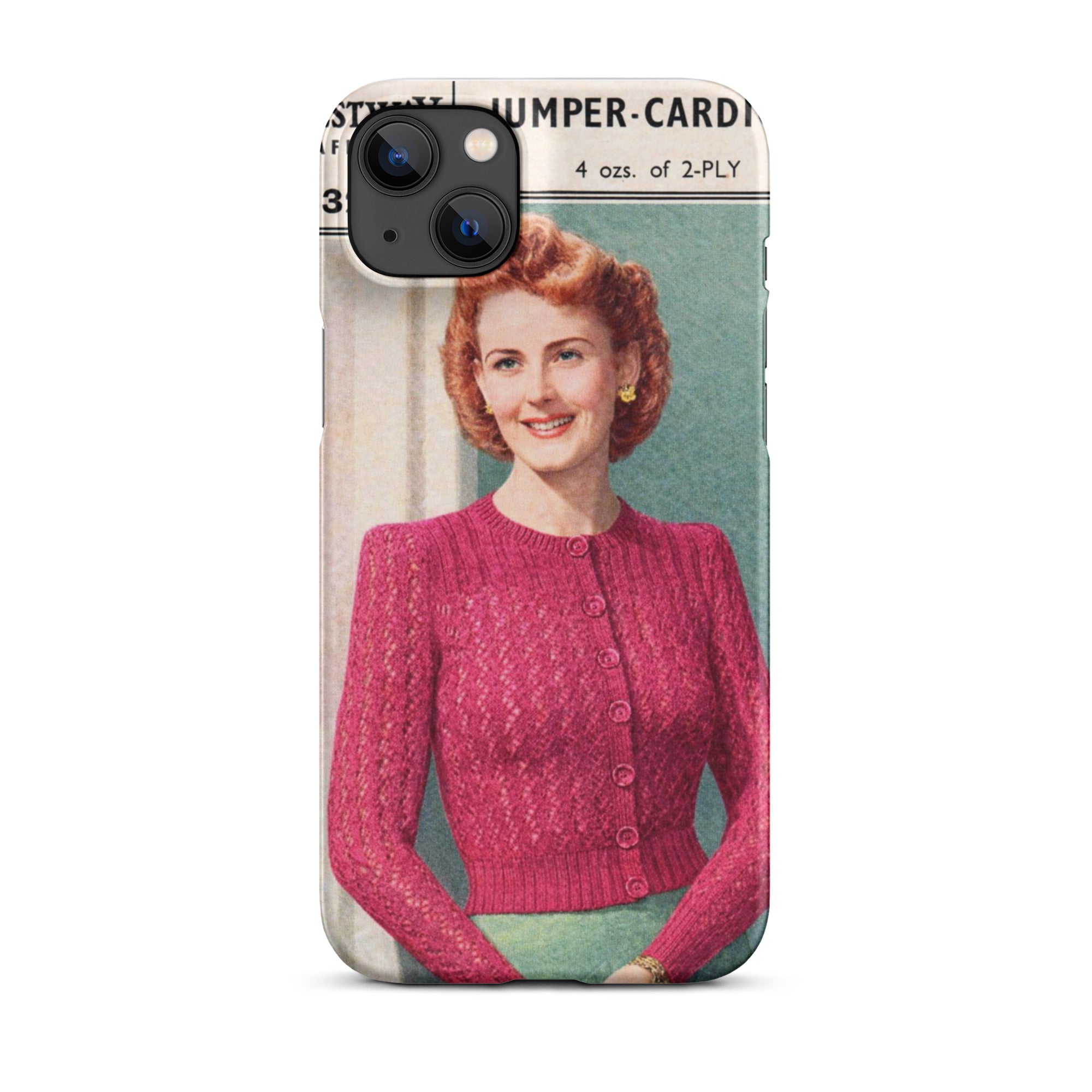 Lacy Cardigan iPhone Case - Sitting Pretty Knits