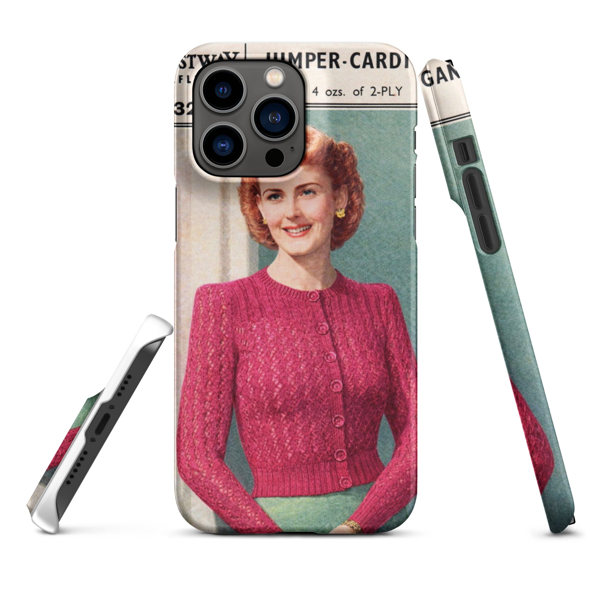 Lacy Cardigan iPhone Case - Sitting Pretty Knits