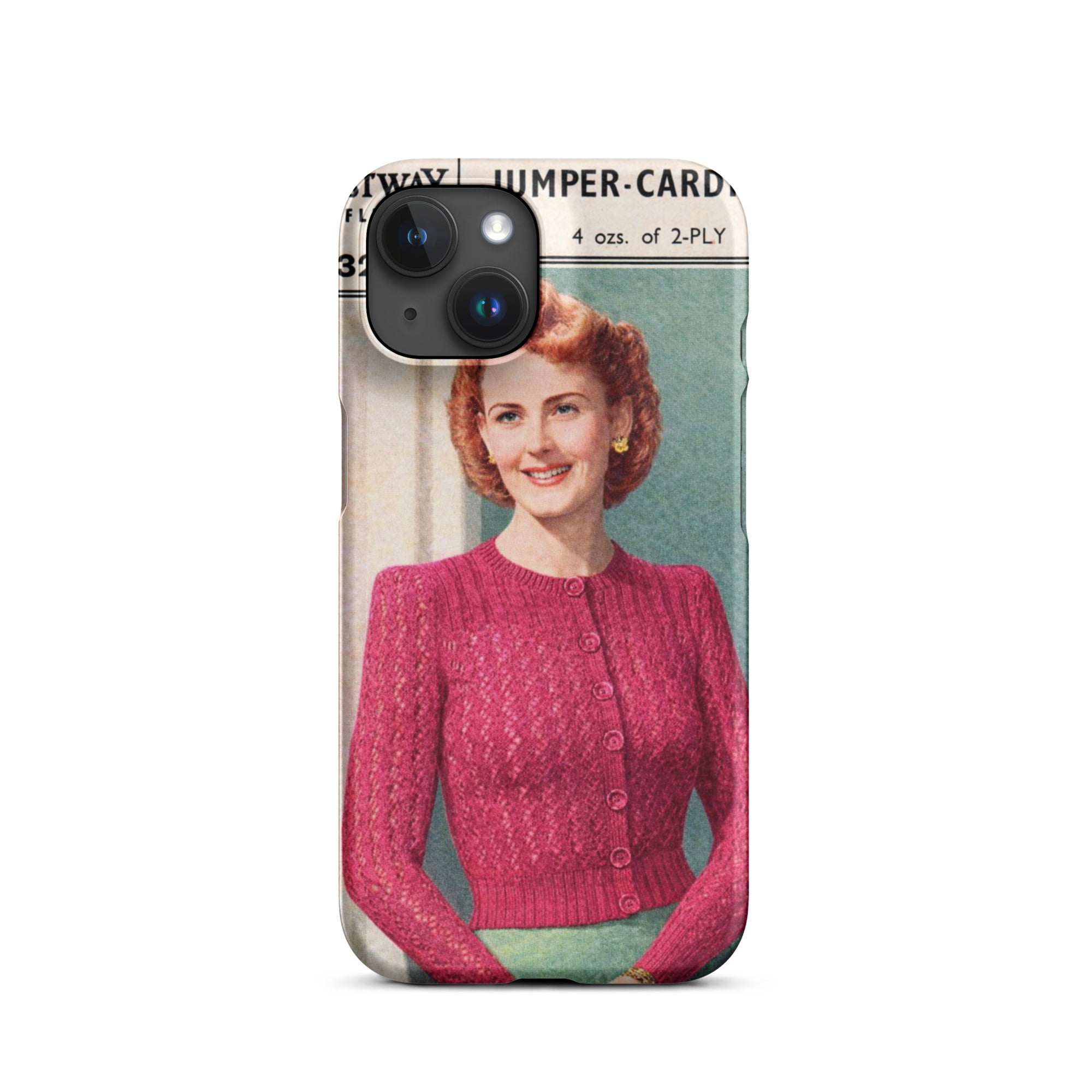 Lacy Cardigan iPhone Case - Sitting Pretty Knits