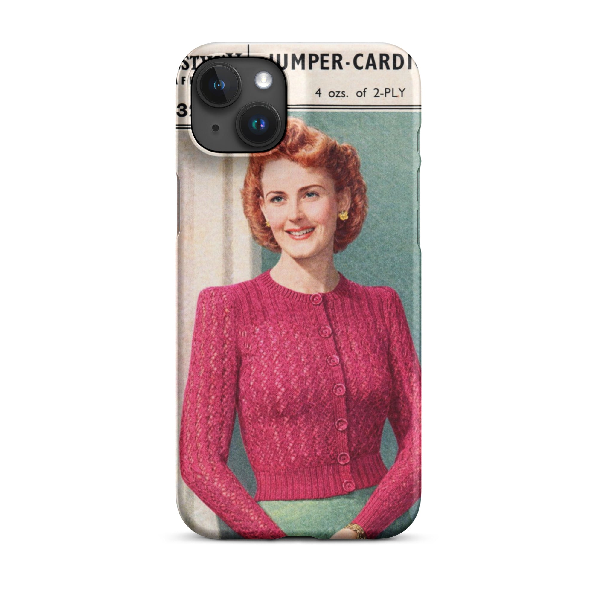 Lacy Cardigan iPhone Case - Sitting Pretty Knits