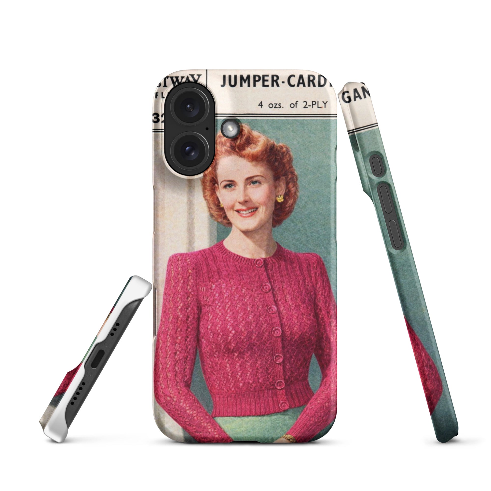Lacy Cardigan iPhone Case - Sitting Pretty Knits