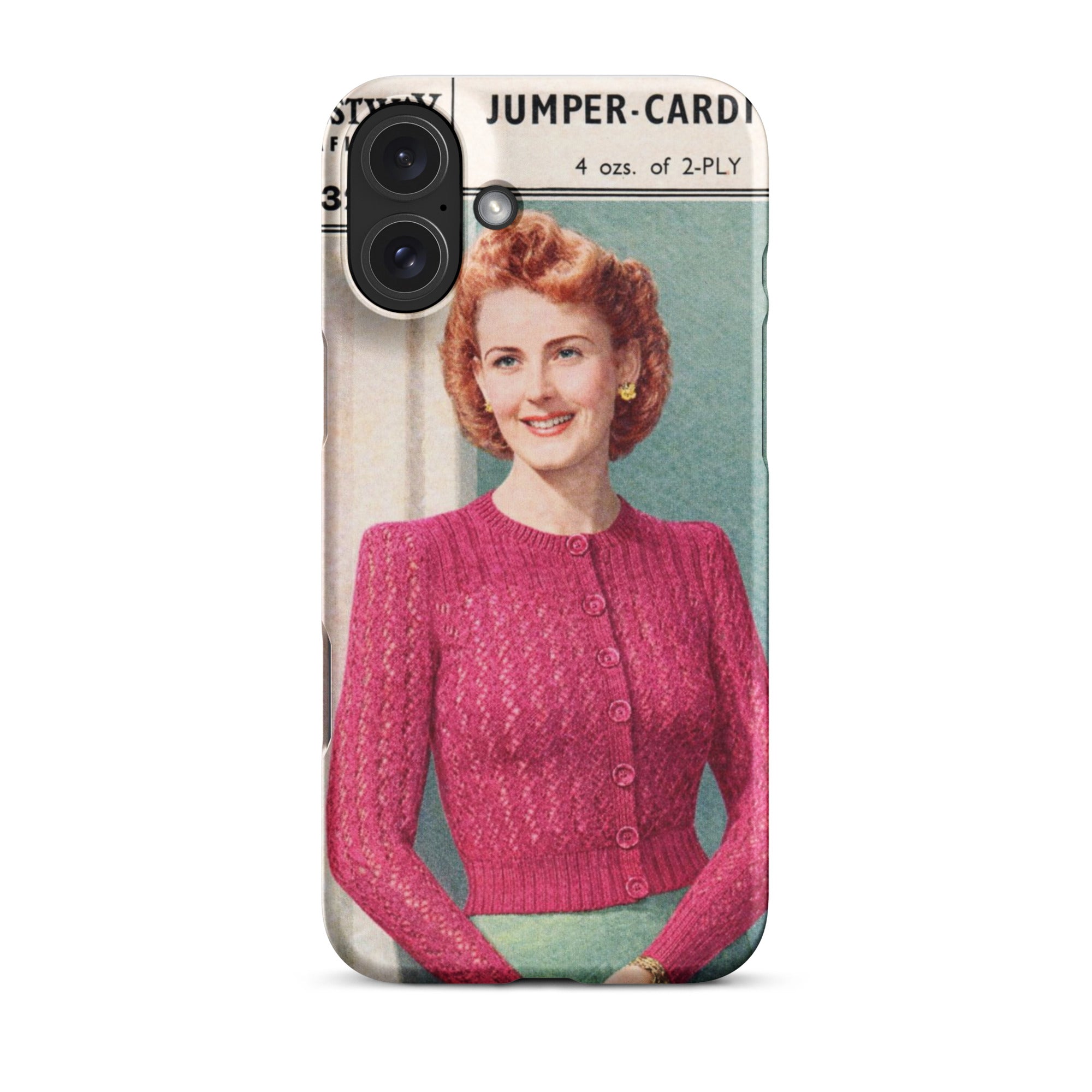 Lacy Cardigan iPhone Case - Sitting Pretty Knits