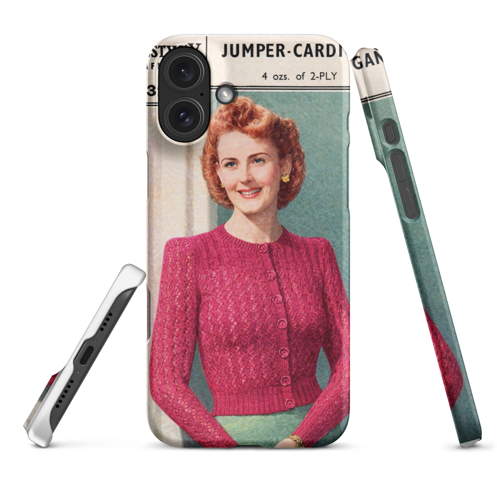 Lacy Cardigan iPhone Case - Sitting Pretty Knits