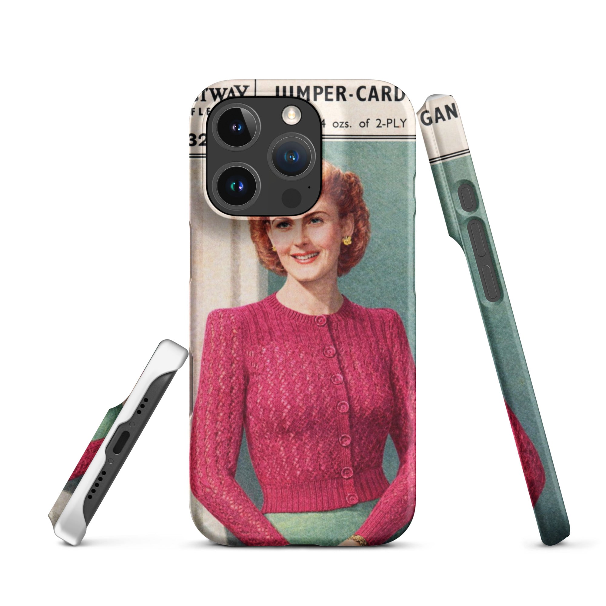 Lacy Cardigan iPhone Case - Sitting Pretty Knits