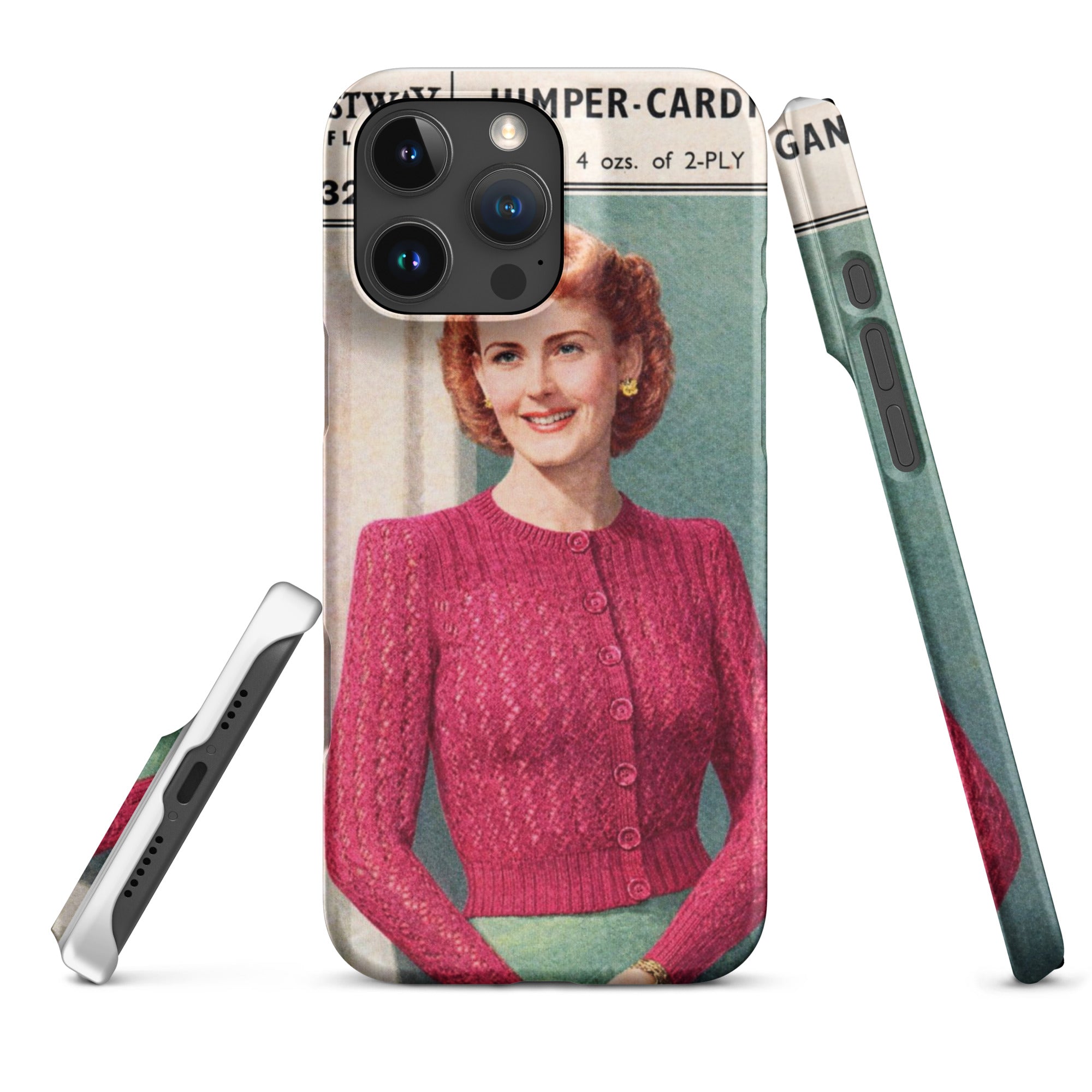 Lacy Cardigan iPhone Case - Sitting Pretty Knits