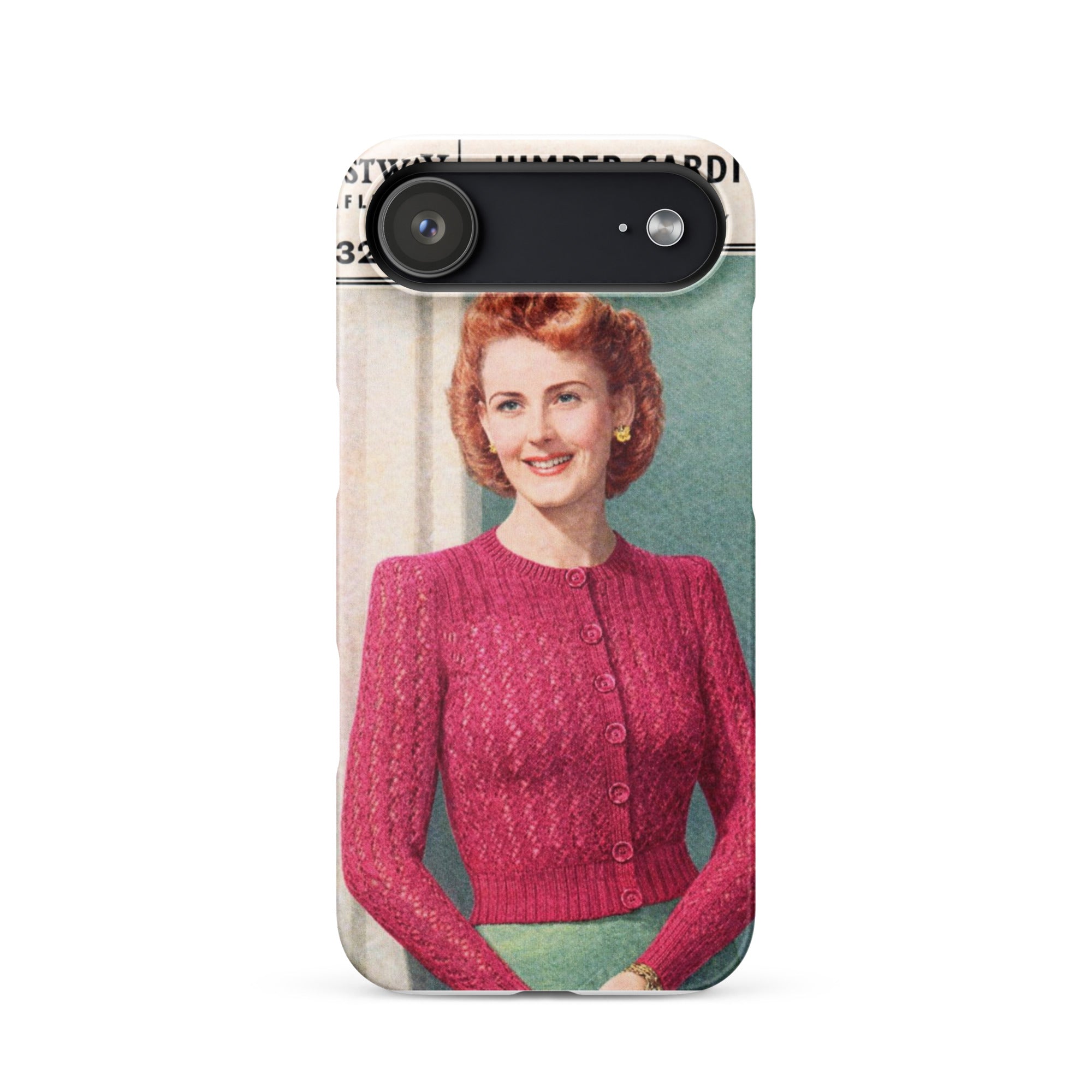 Lacy Cardigan iPhone Case - Sitting Pretty Knits