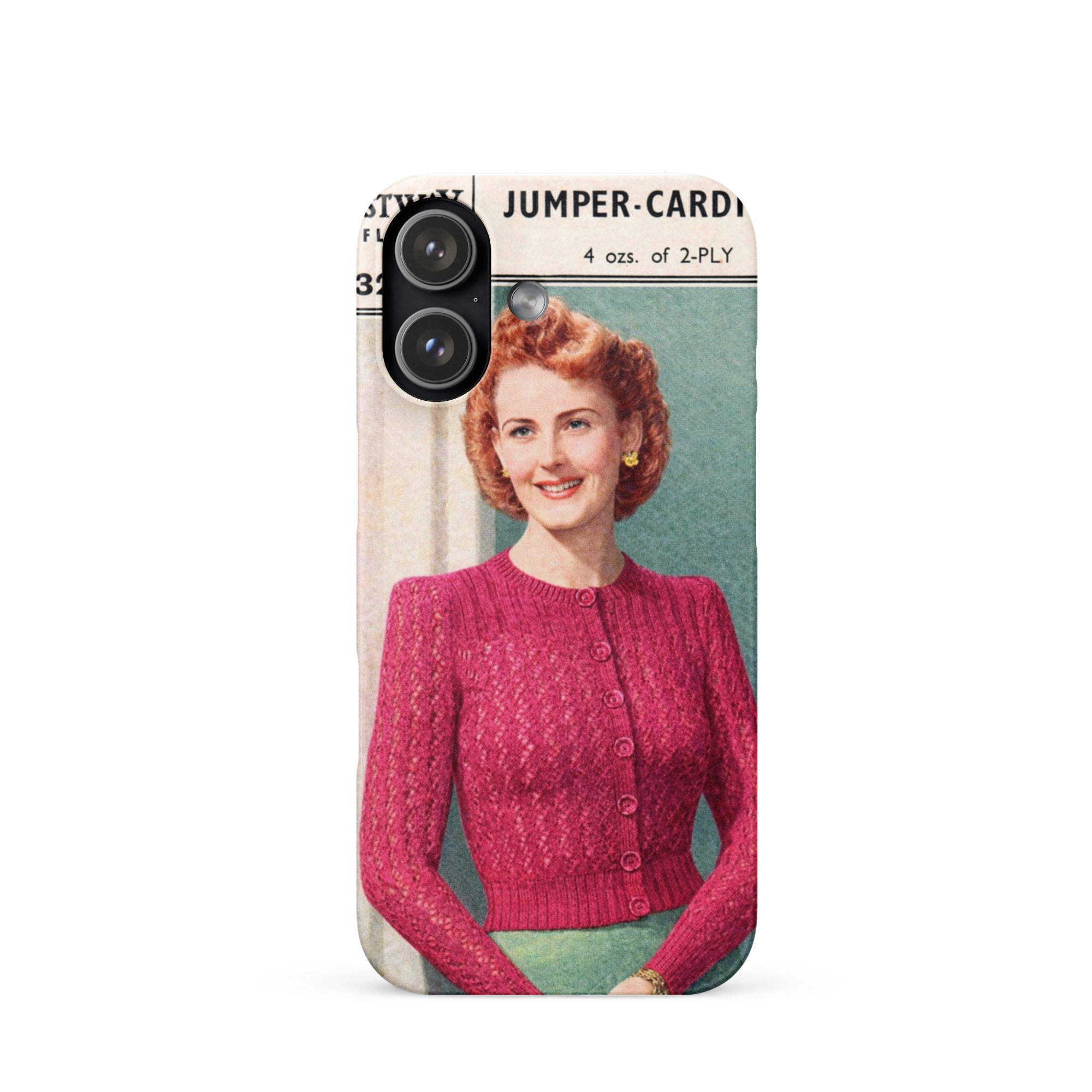 Lacy Cardigan iPhone Case - Sitting Pretty Knits