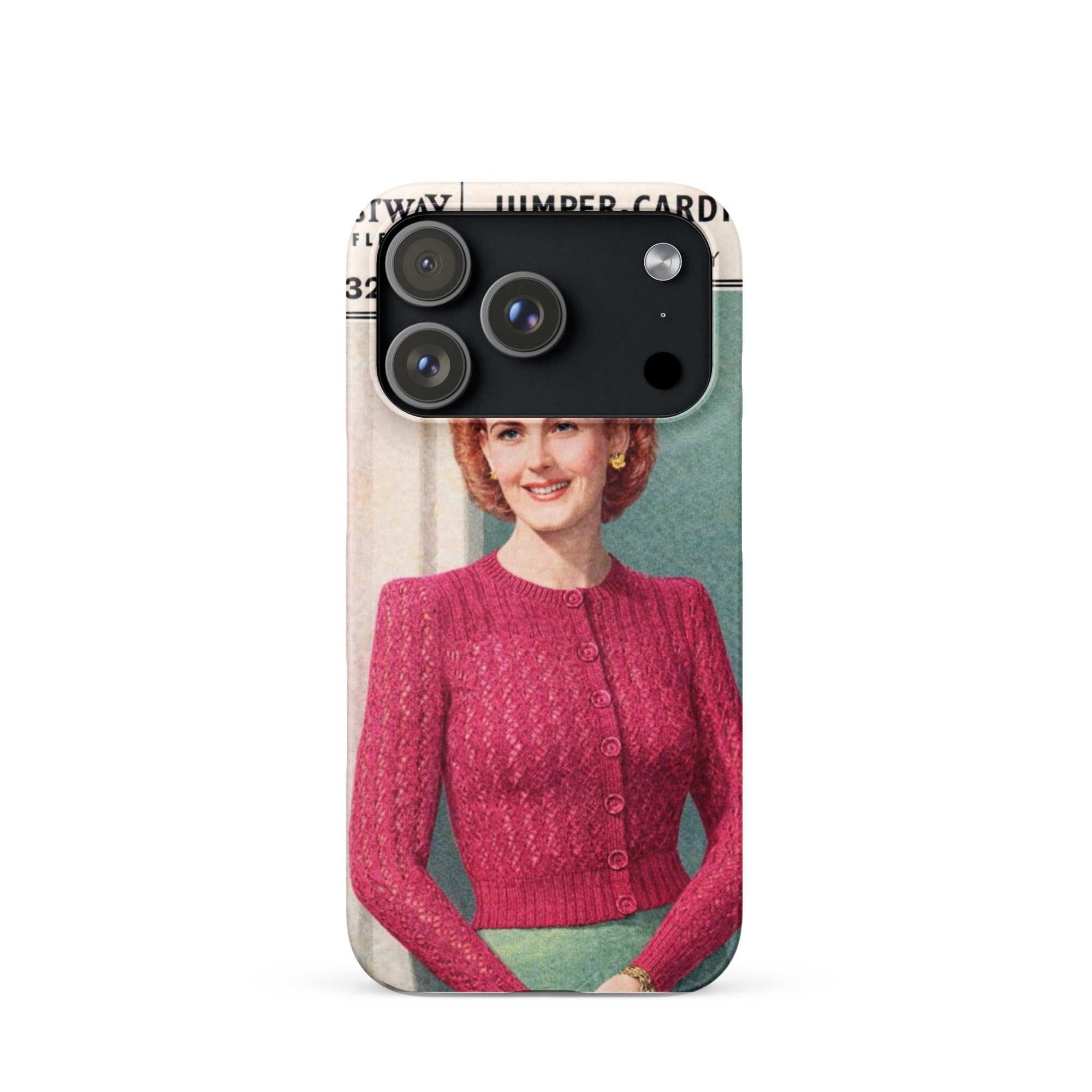 Lacy Cardigan iPhone Case - Sitting Pretty Knits
