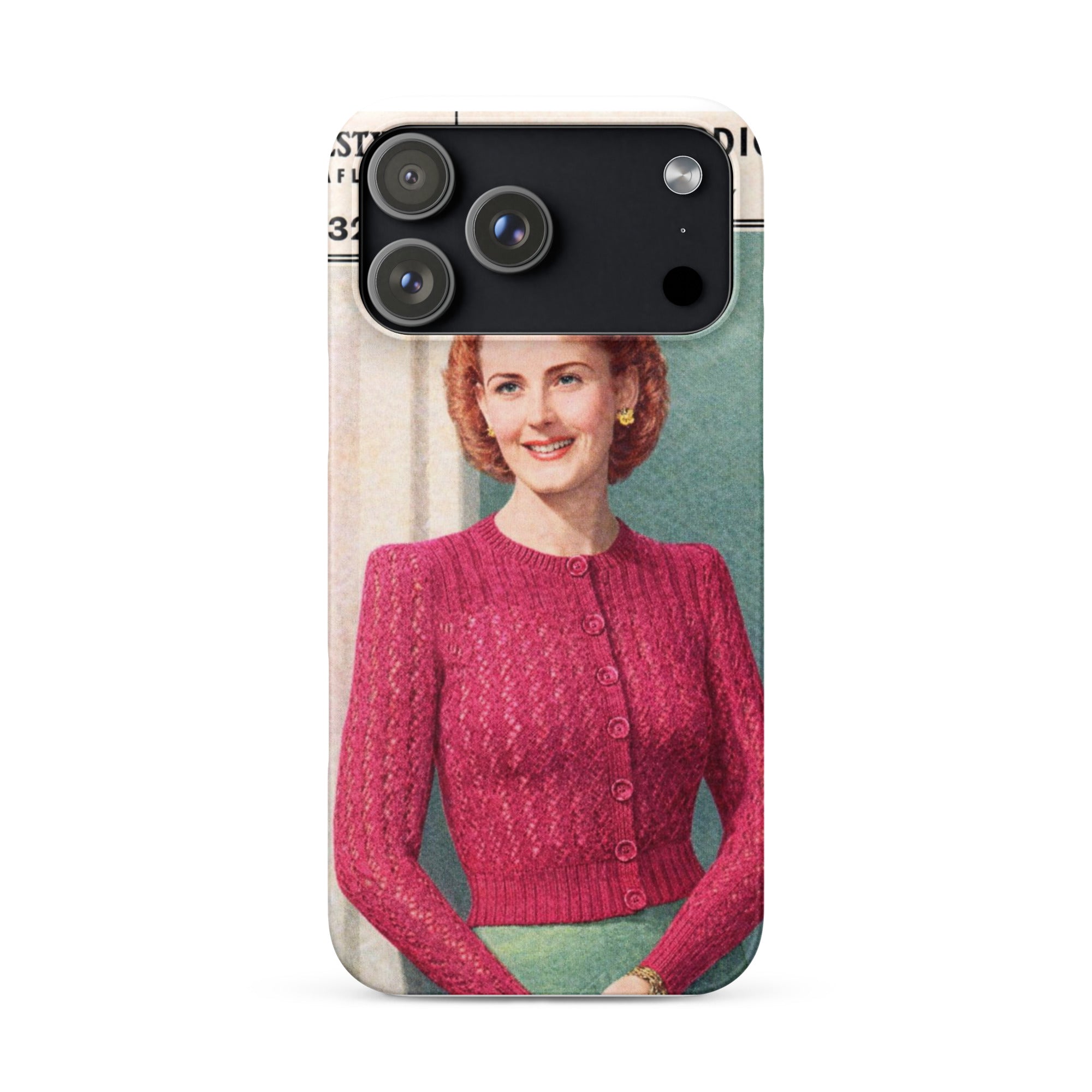 Lacy Cardigan iPhone Case - Sitting Pretty Knits
