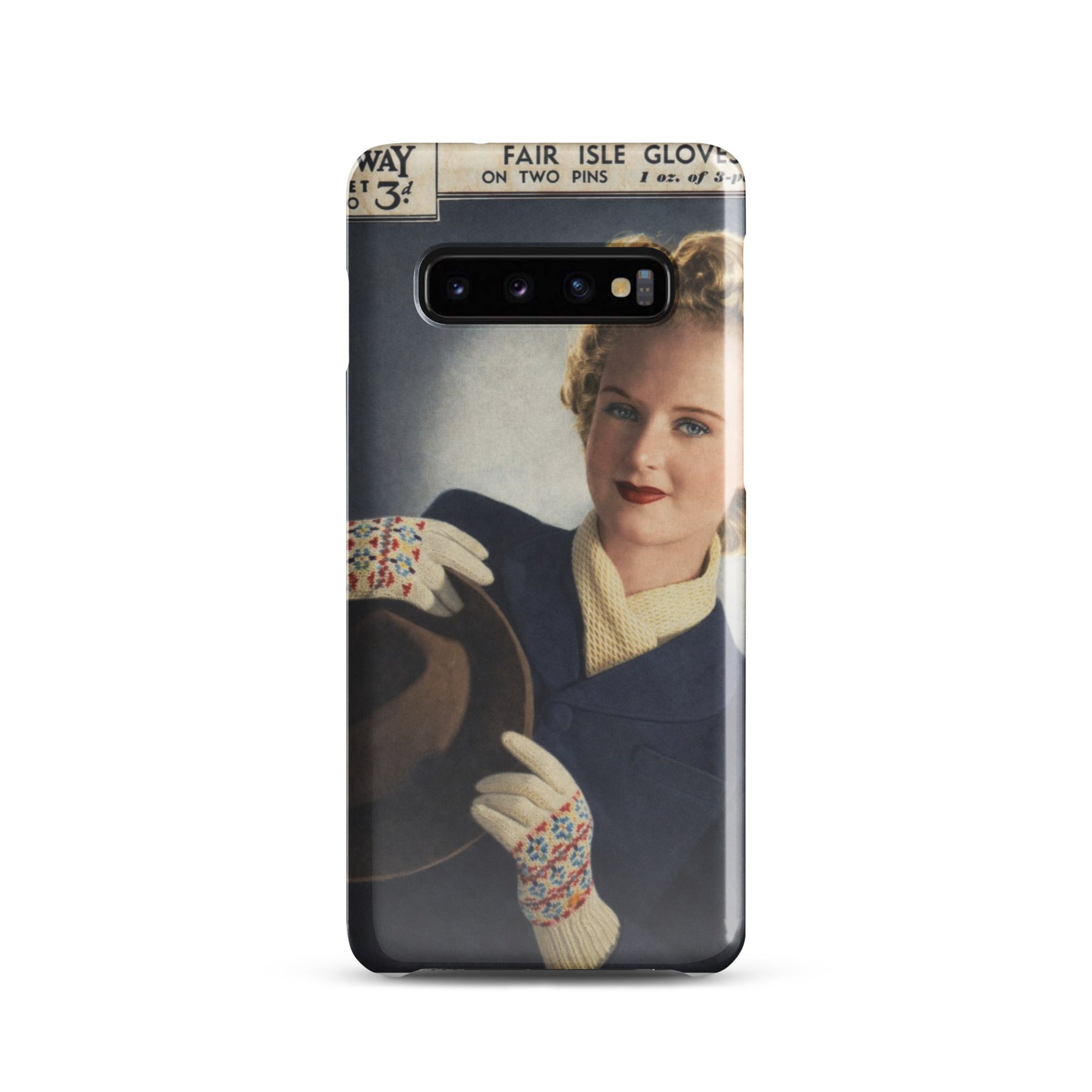 Fair Isle Gloves Phone Case for Samsung® - Sitting Pretty Knits