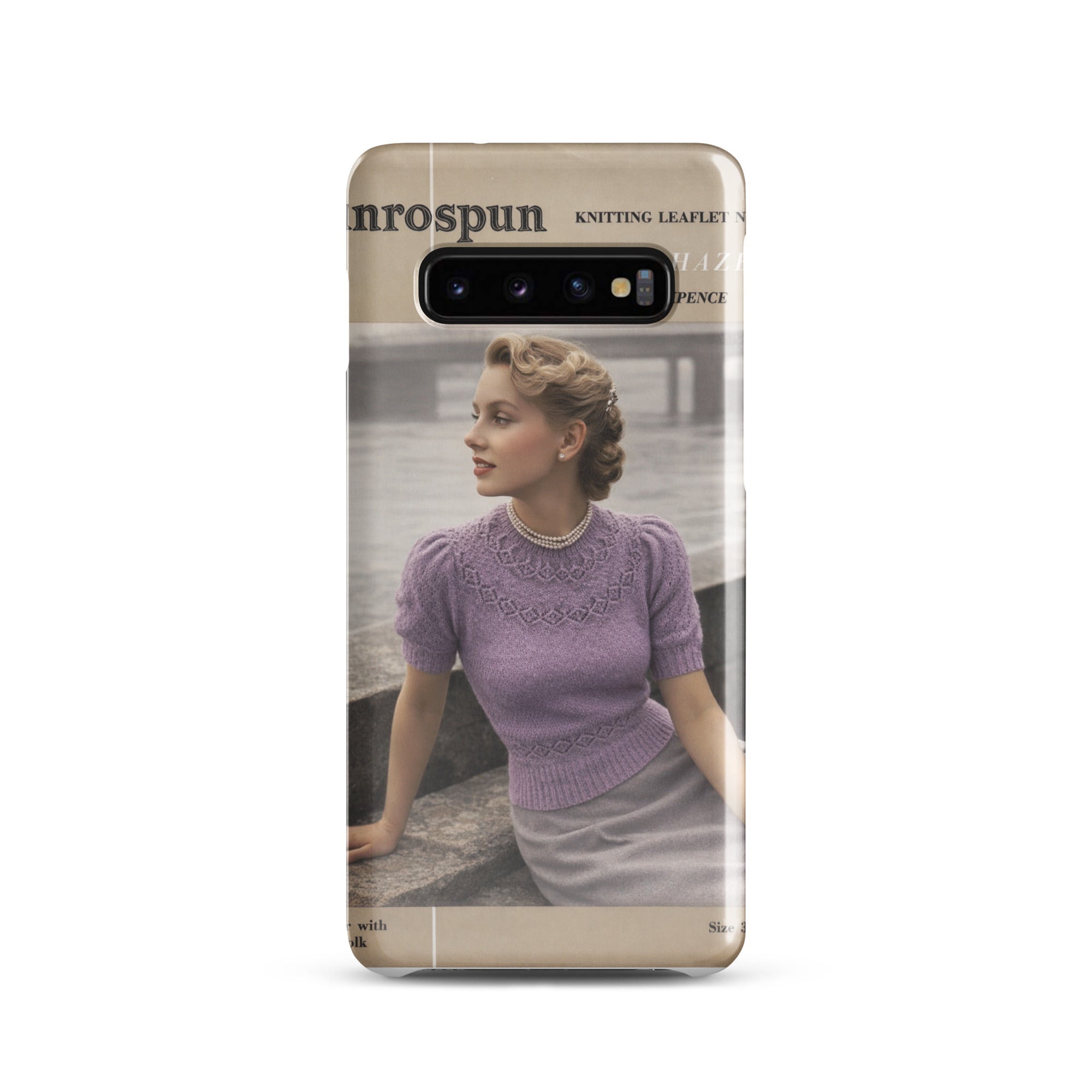 Vintage Ranunculus Phone Case for Samsung® - Sitting Pretty Knits