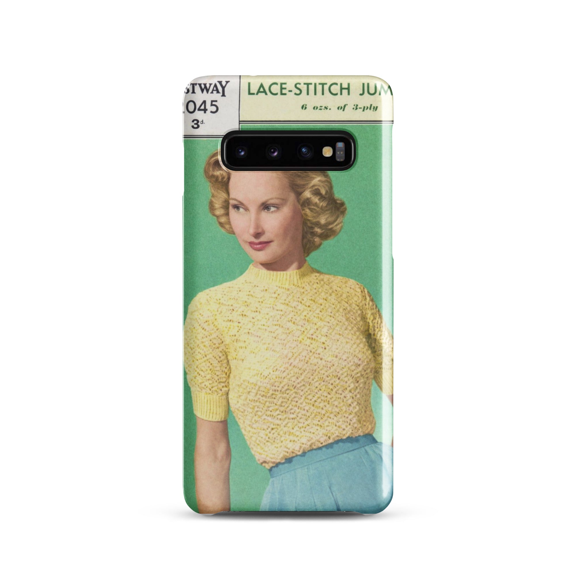Lace Stitch Jumper Phone Case for Samsung® - Sitting Pretty Knits