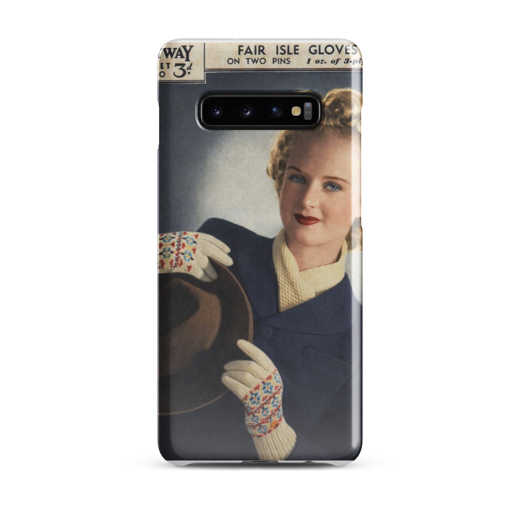 Fair Isle Gloves Phone Case for Samsung® - Sitting Pretty Knits