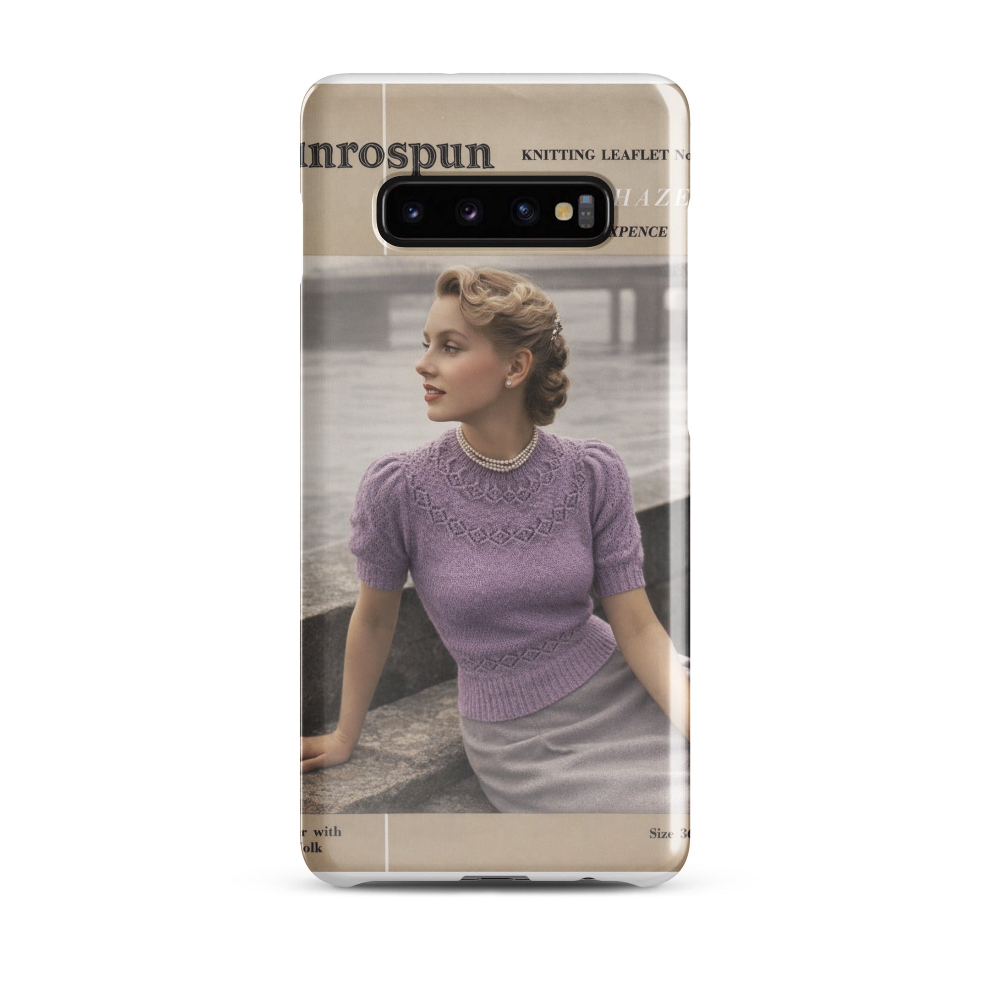 Vintage Ranunculus Phone Case for Samsung® - Sitting Pretty Knits