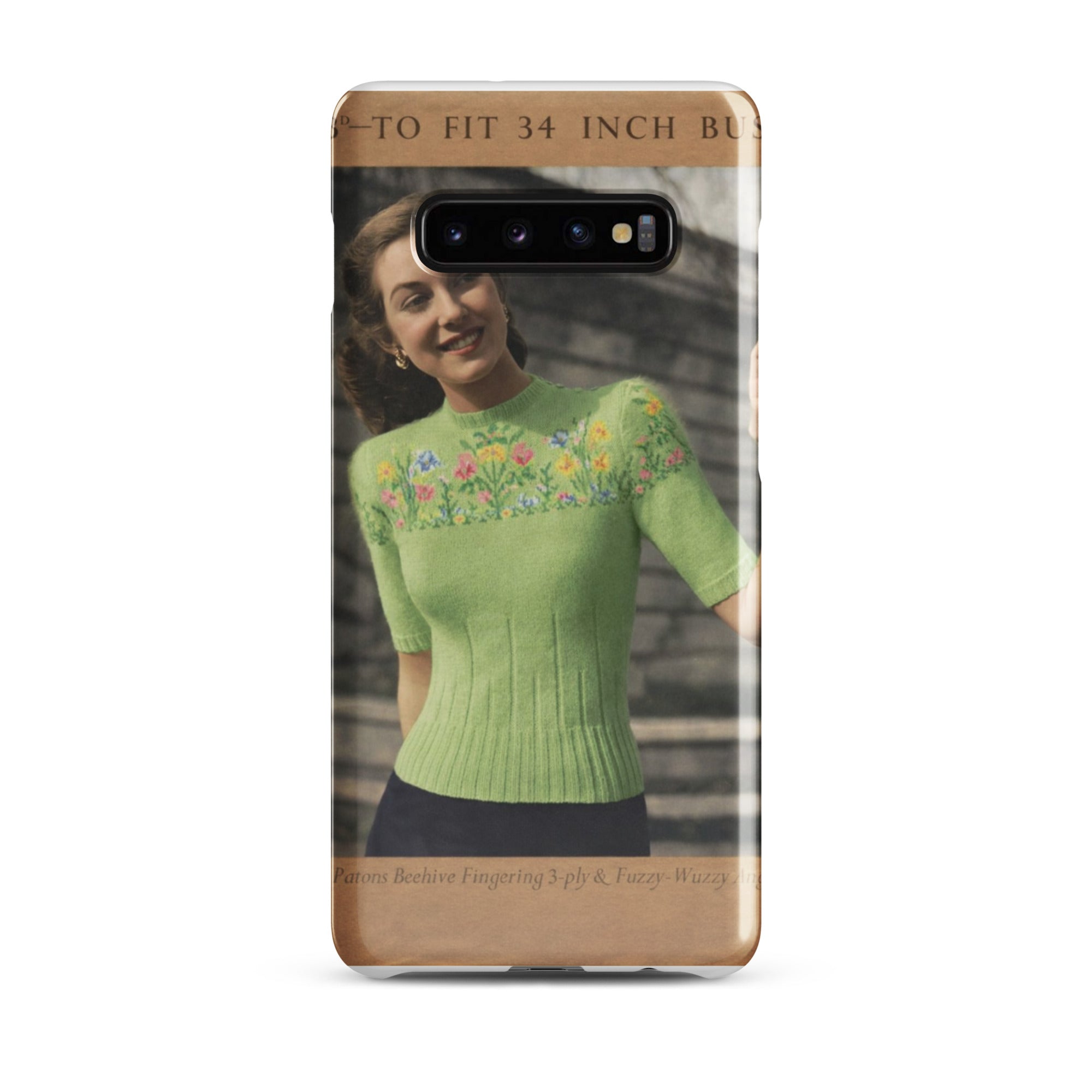 Easter Flower Fair Isle Sweater for Samsung® - Sitting Pretty Knits