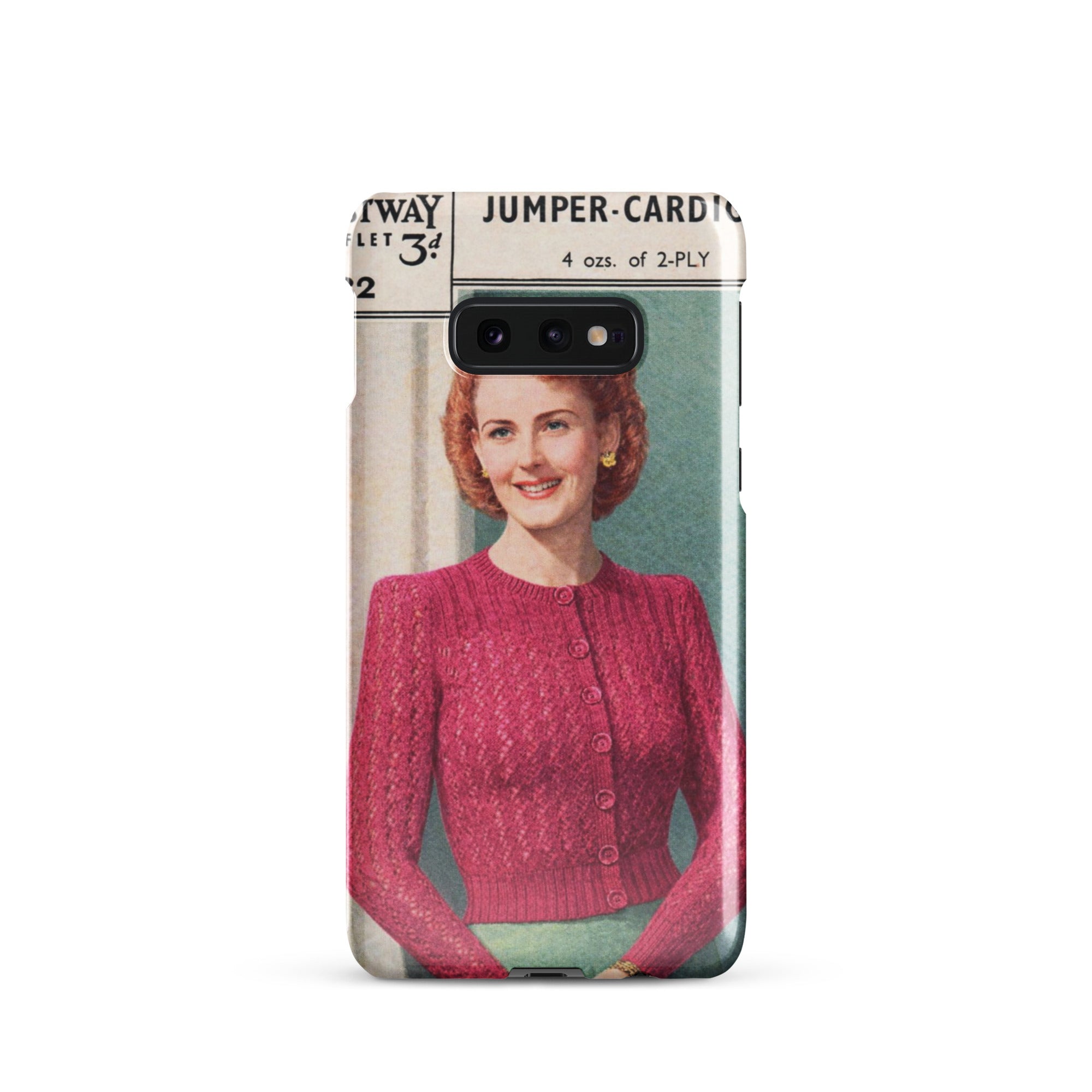 Lacy Cardigan Phone Case Samsung® - Sitting Pretty Knits