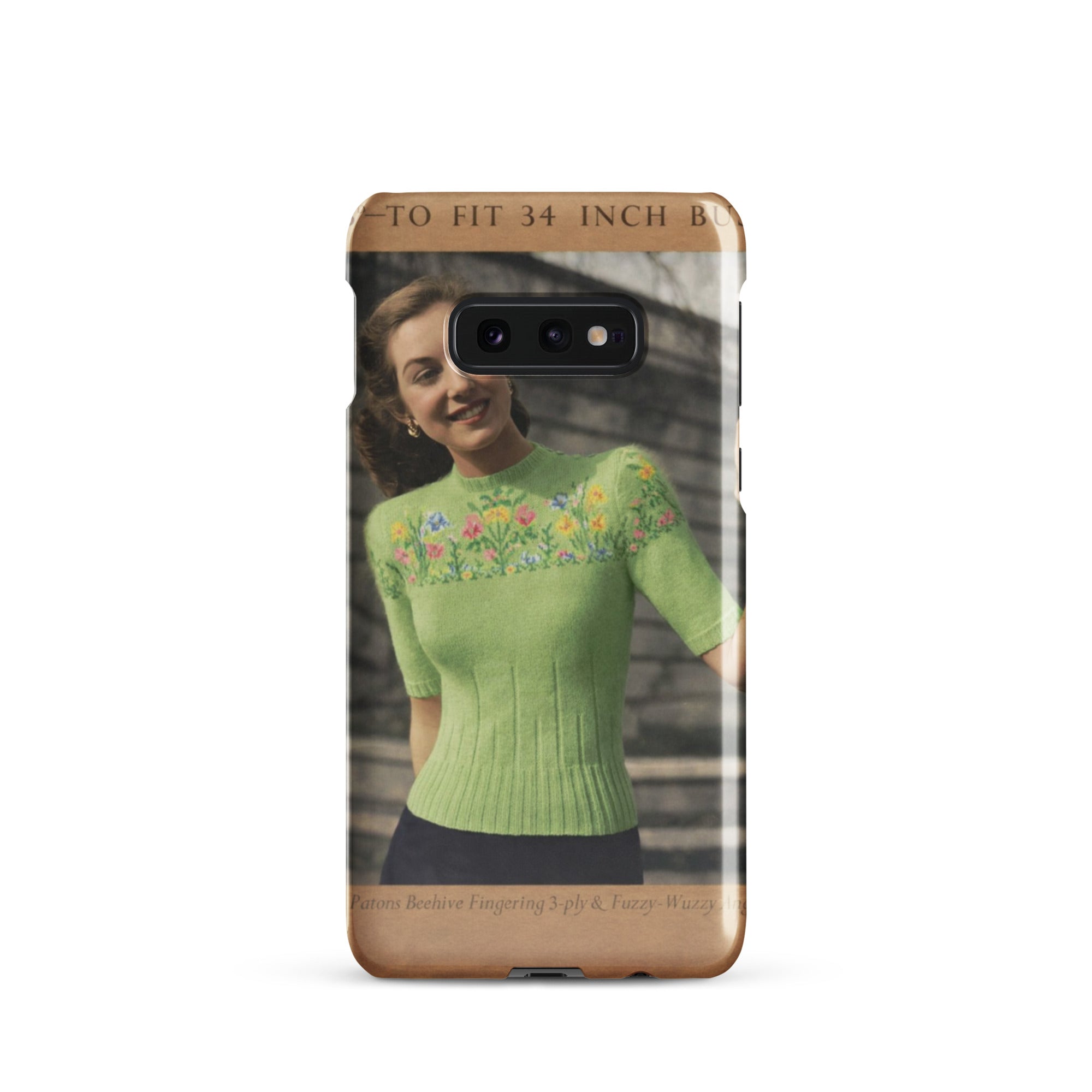 Easter Flower Fair Isle Sweater for Samsung® - Sitting Pretty Knits