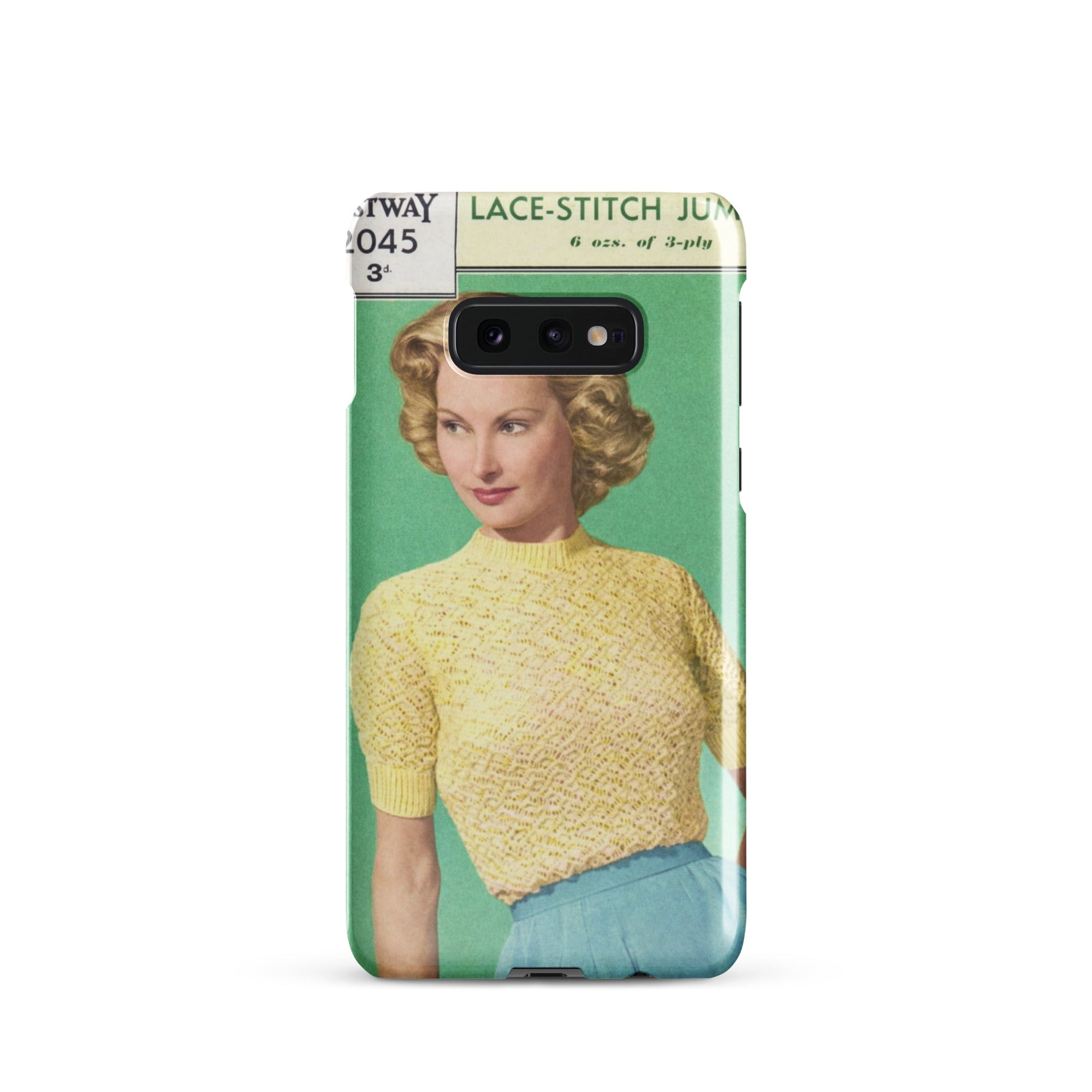 Lace Stitch Jumper Phone Case for Samsung® - Sitting Pretty Knits