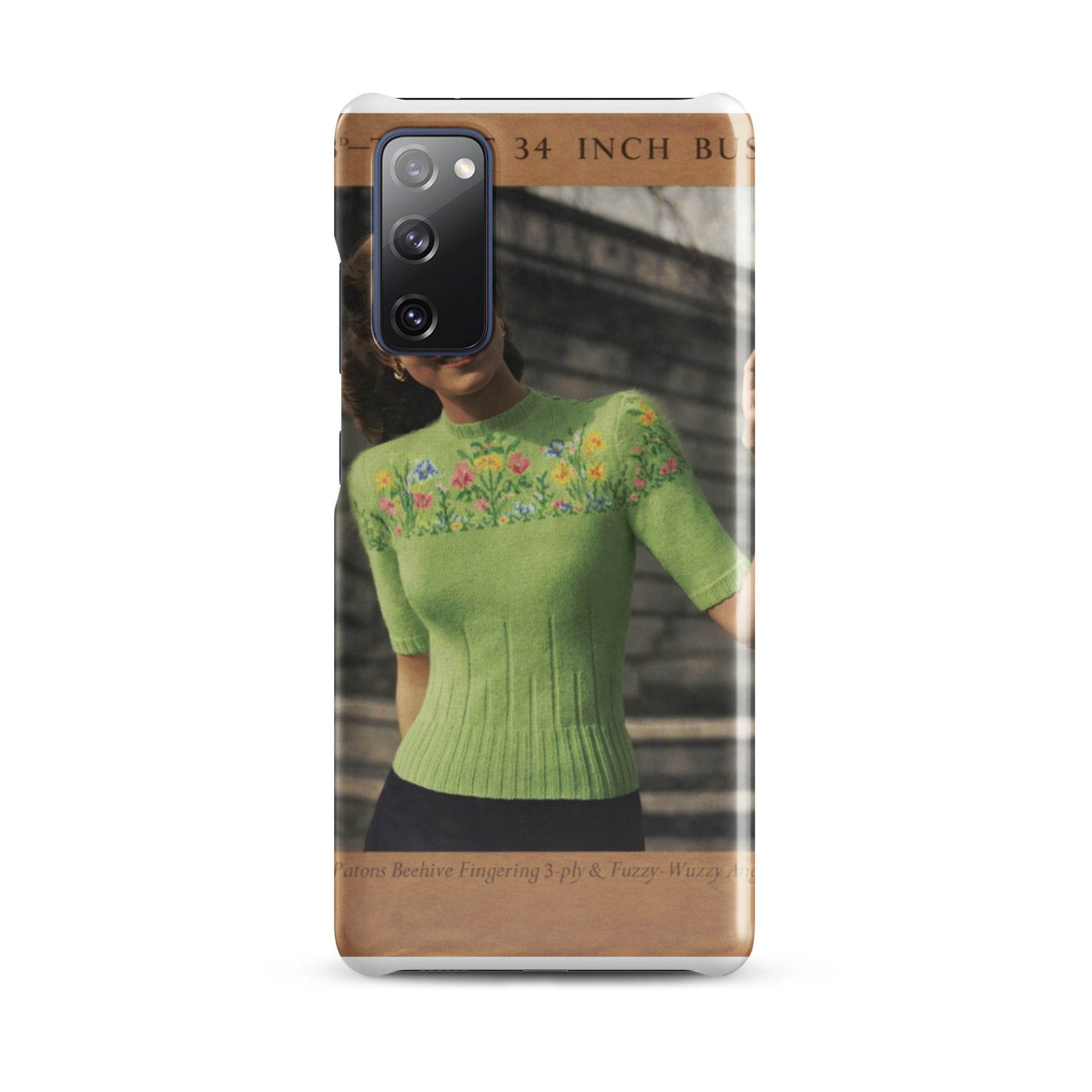 Easter Flower Fair Isle Sweater for Samsung® - Sitting Pretty Knits