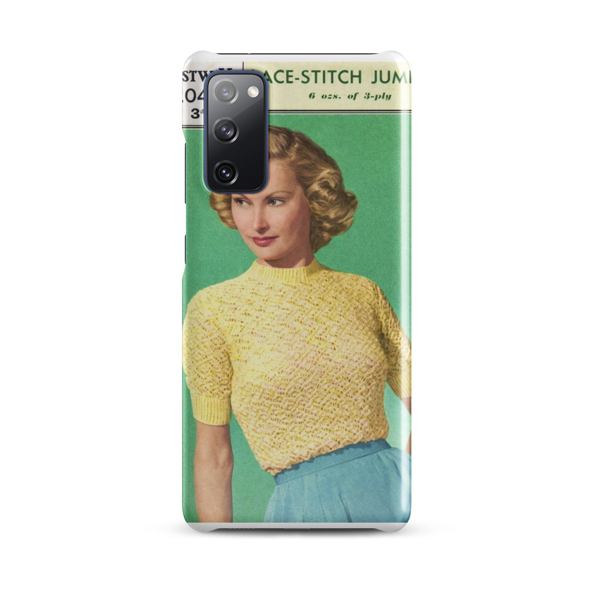 Lace Stitch Jumper Phone Case for Samsung® - Sitting Pretty Knits