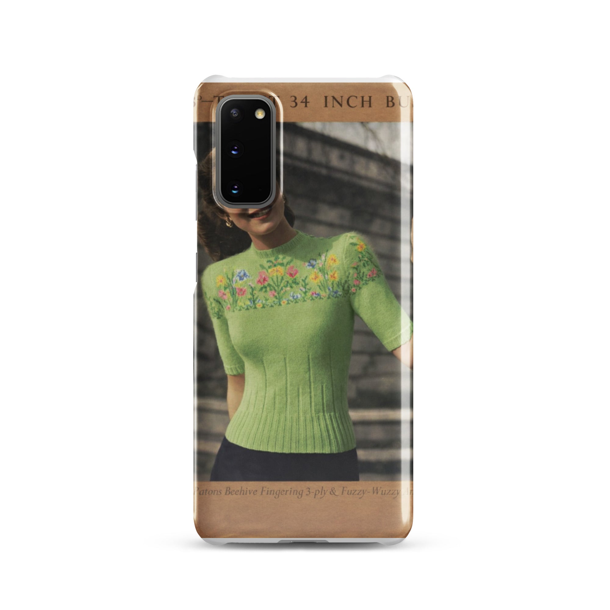 Easter Flower Fair Isle Sweater for Samsung® - Sitting Pretty Knits