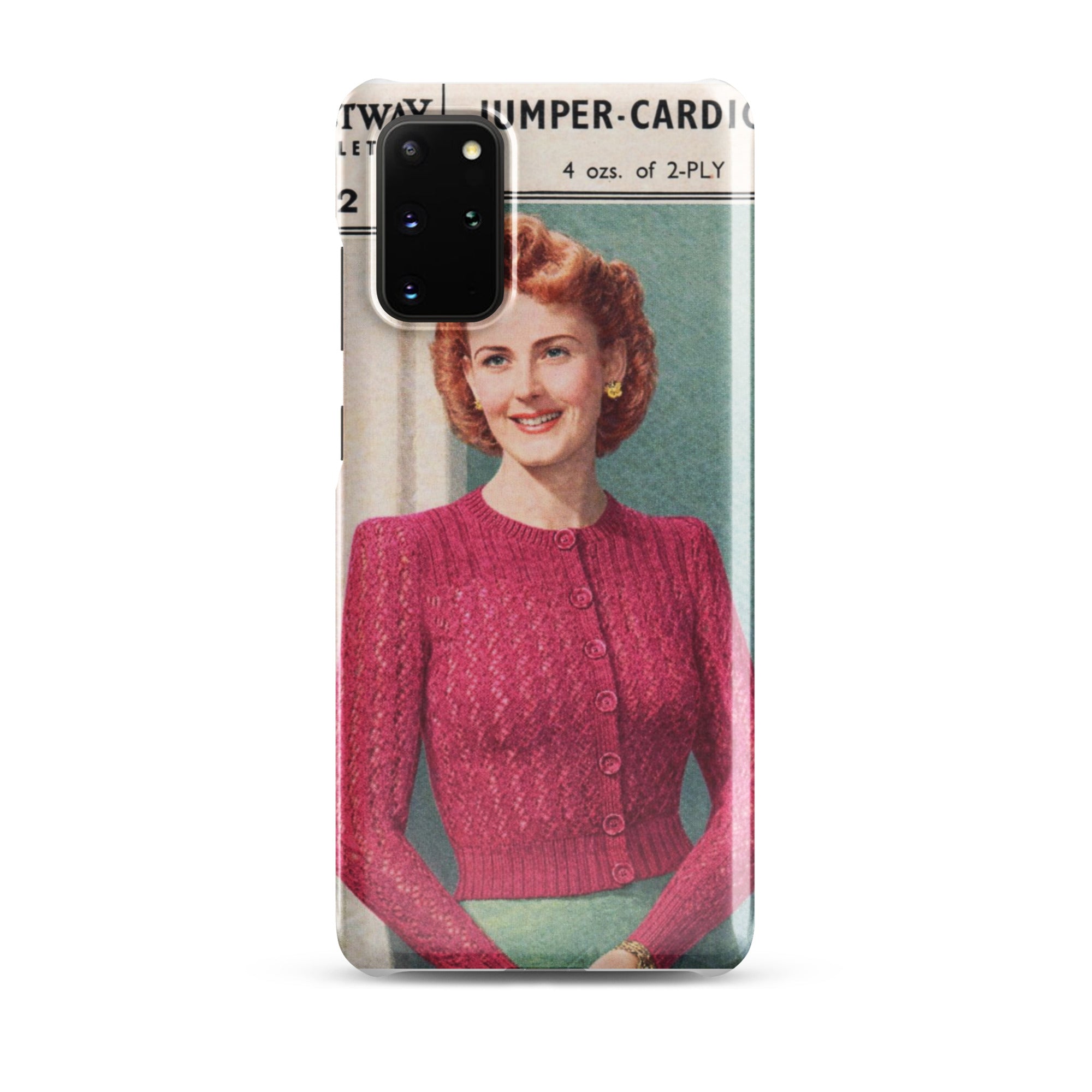 Lacy Cardigan Phone Case Samsung® - Sitting Pretty Knits