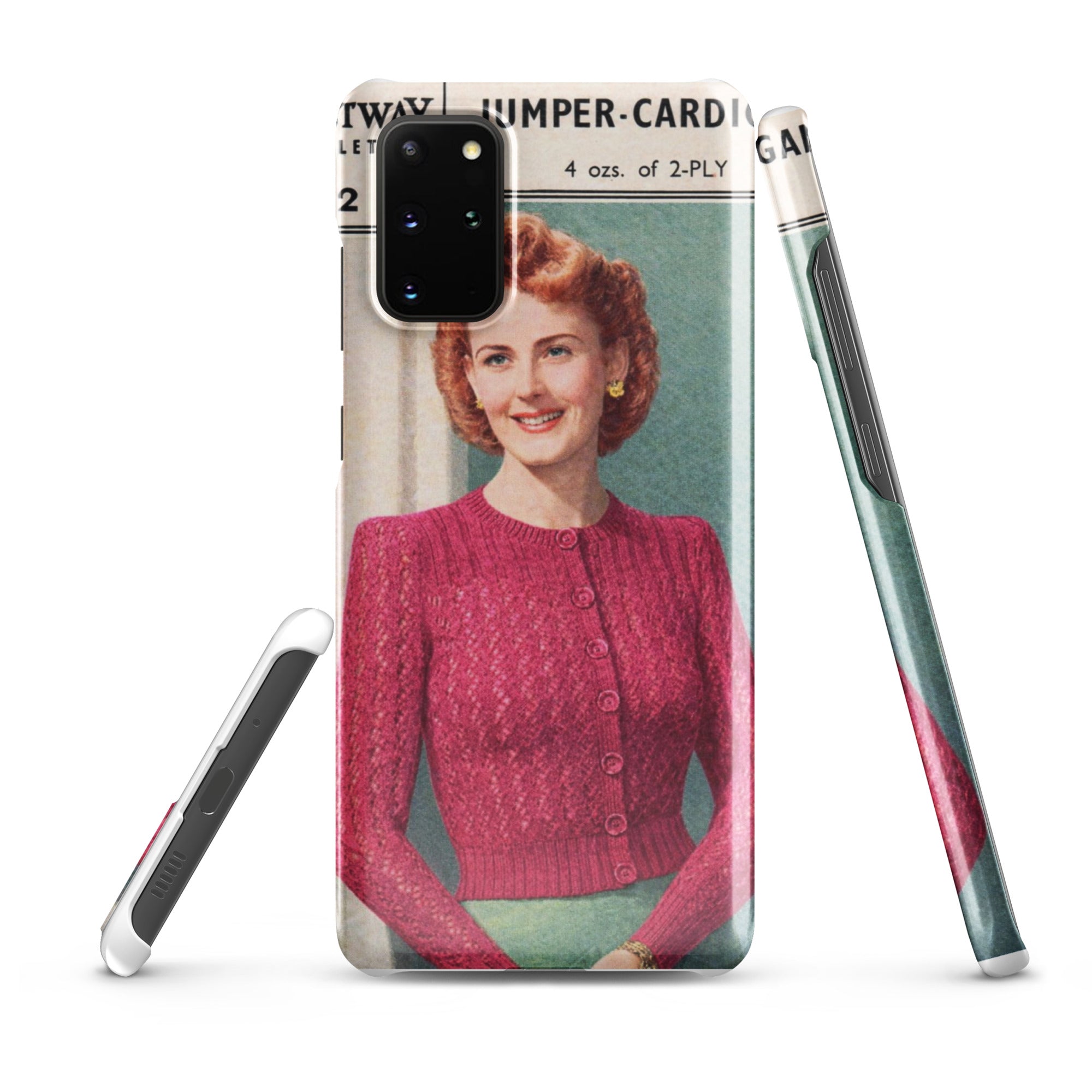 Lacy Cardigan Phone Case Samsung® - Sitting Pretty Knits