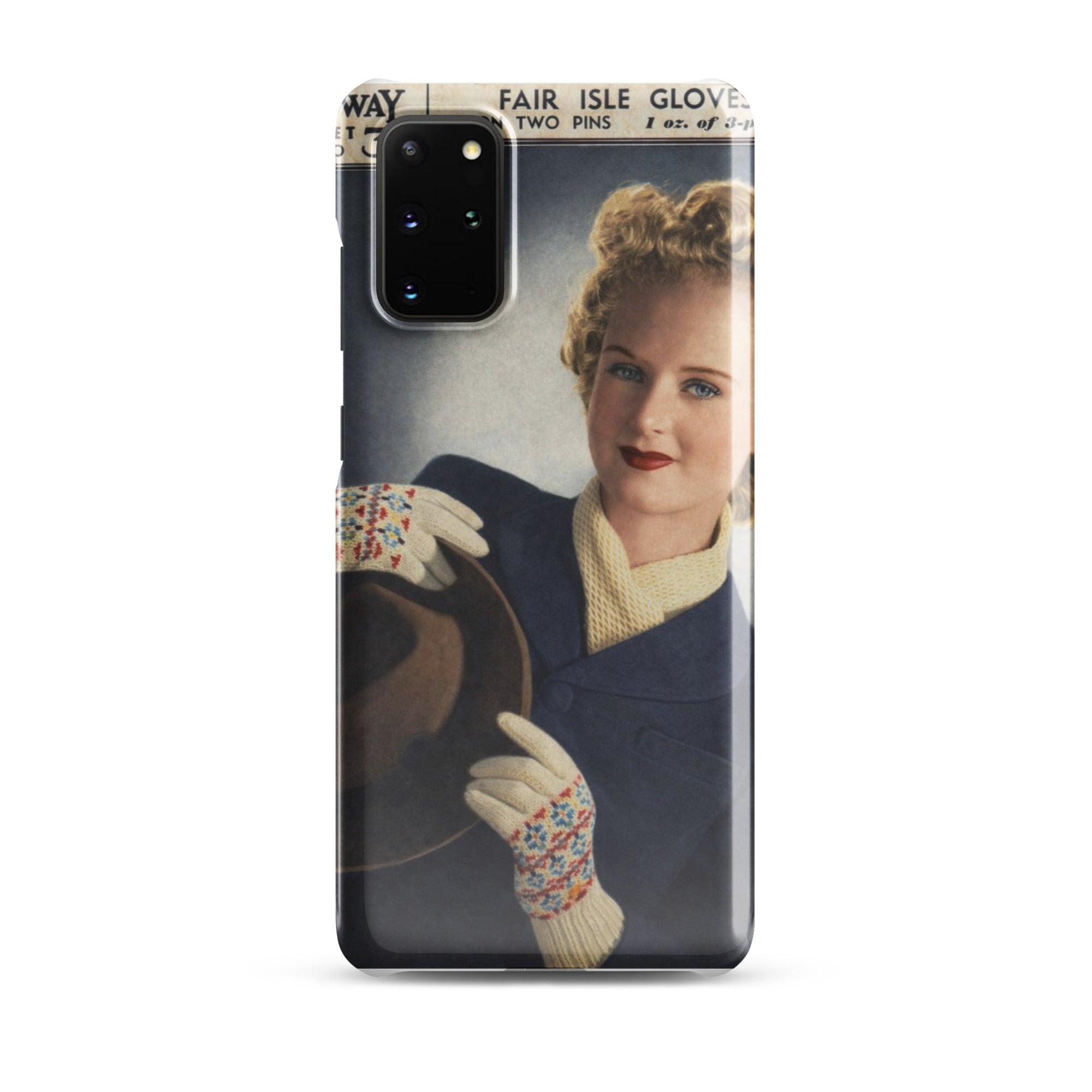 Fair Isle Gloves Phone Case for Samsung® - Sitting Pretty Knits