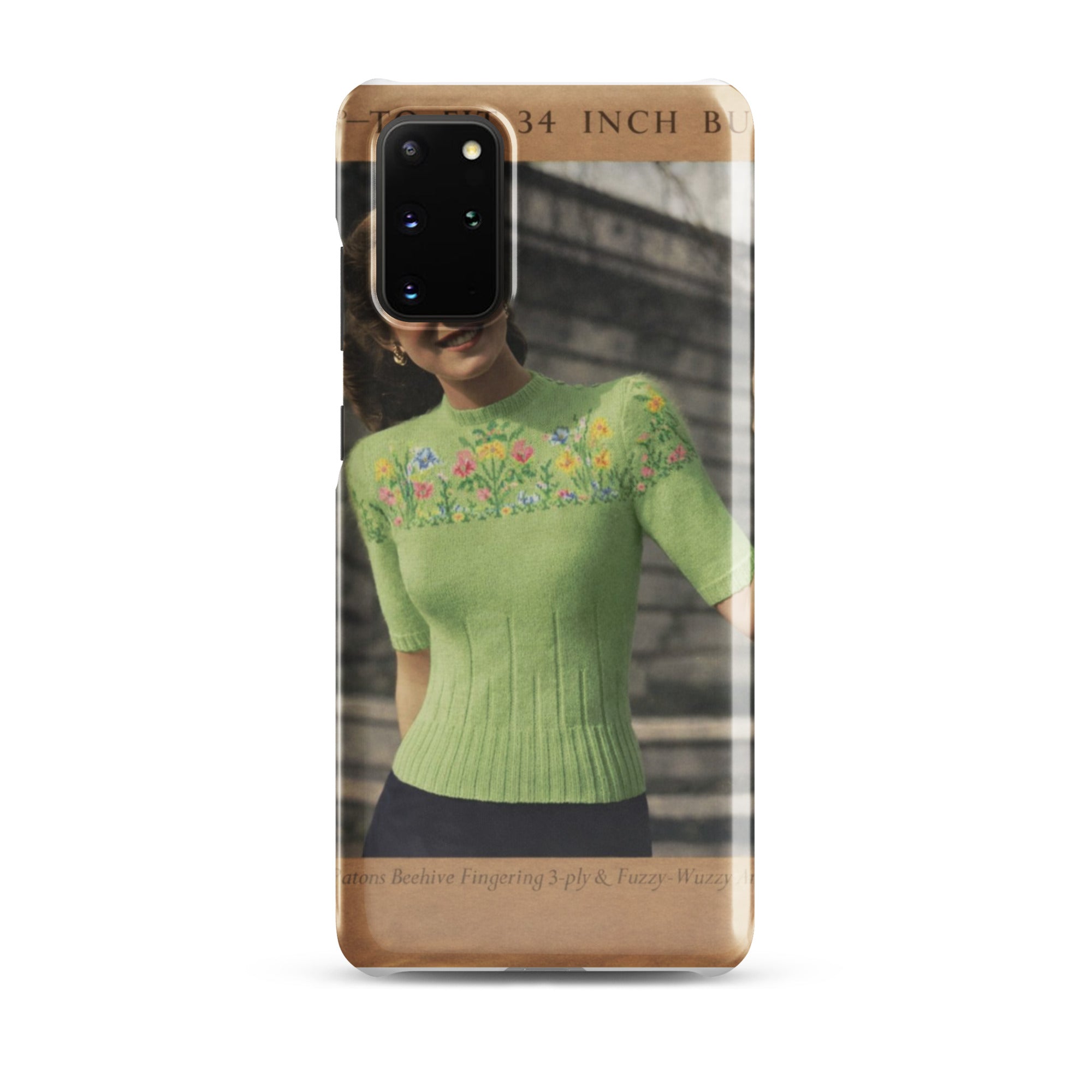 Easter Flower Fair Isle Sweater for Samsung® - Sitting Pretty Knits