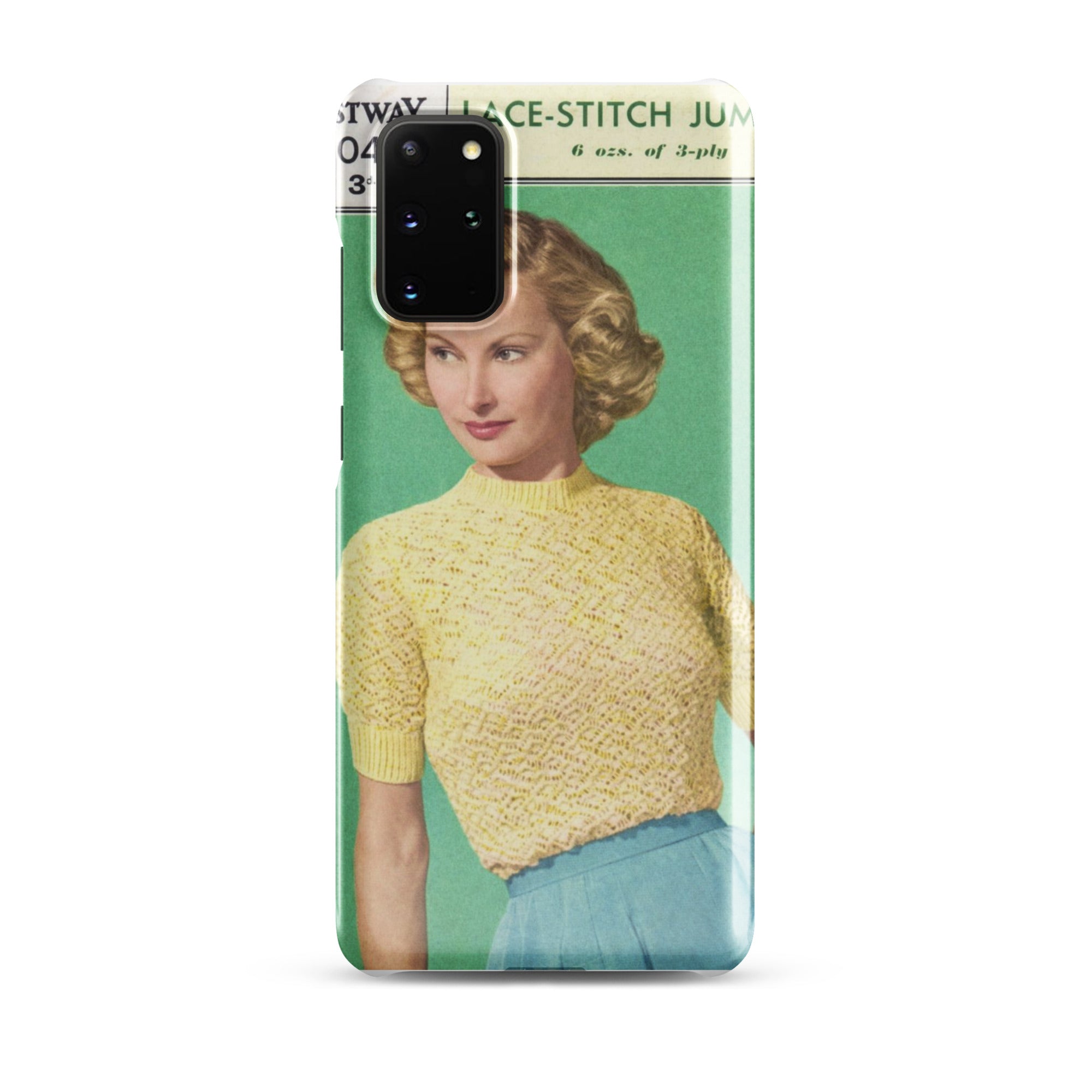 Lace Stitch Jumper Phone Case for Samsung® - Sitting Pretty Knits