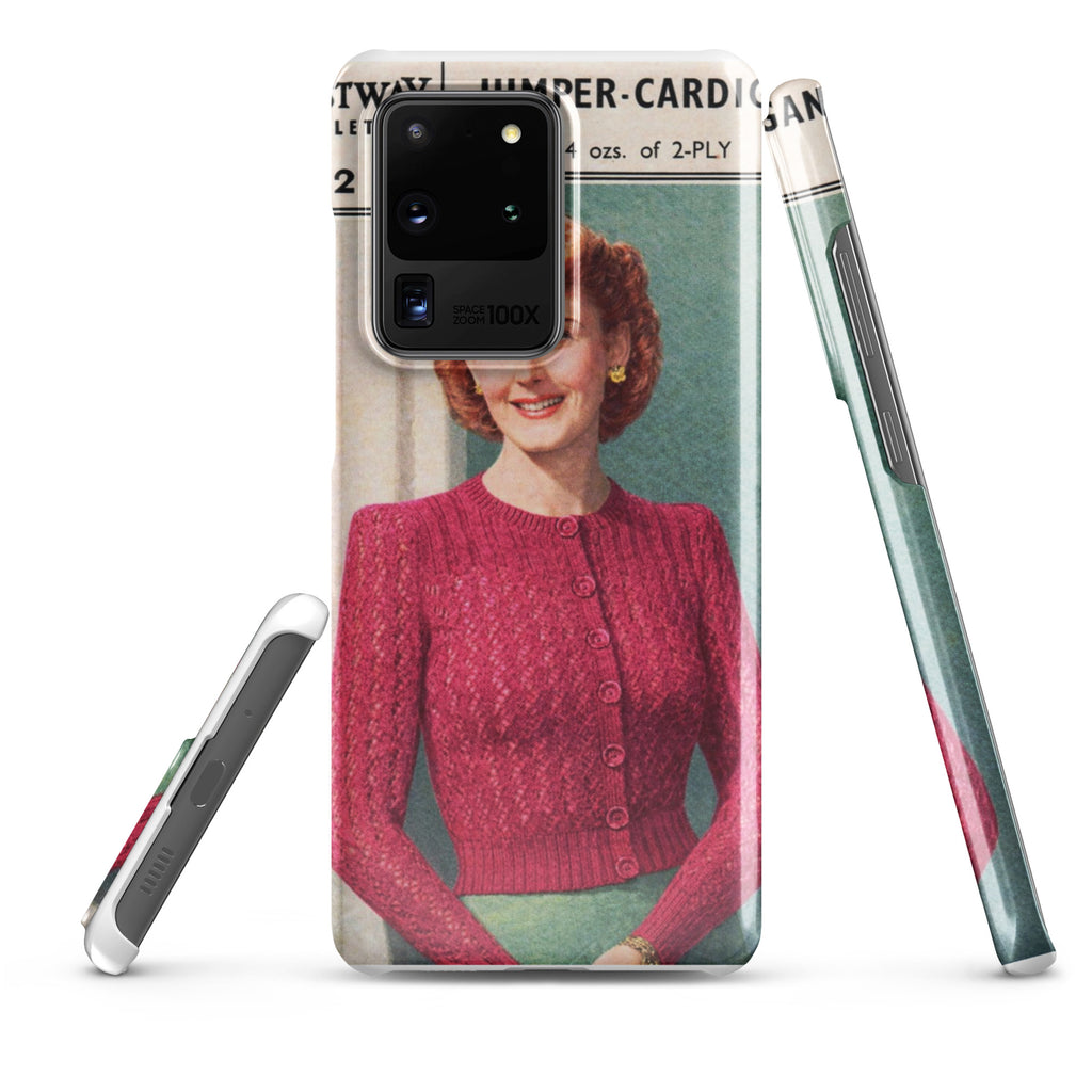 Lacy Cardigan Phone Case Samsung® - Sitting Pretty Knits