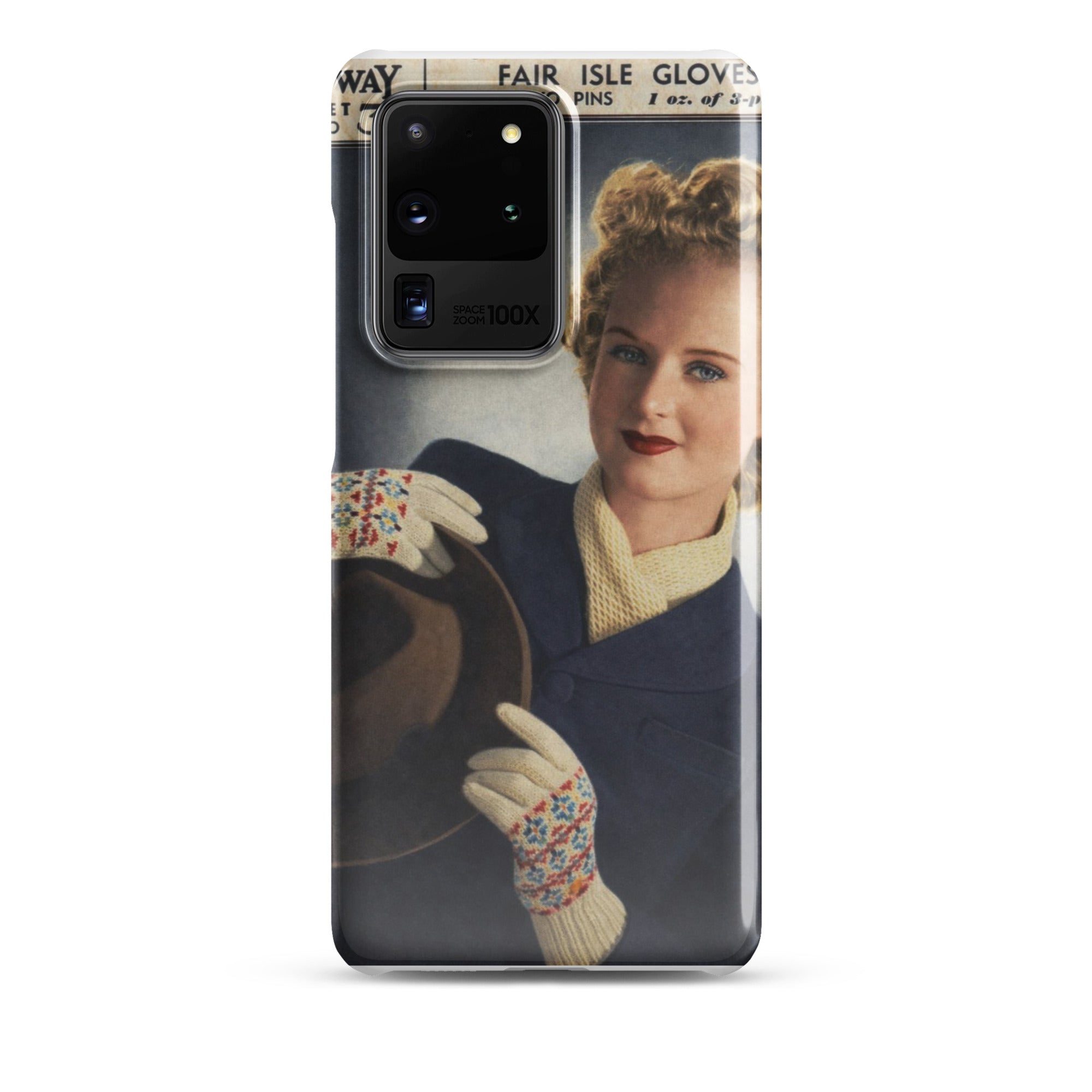 Fair Isle Gloves Phone Case for Samsung® - Sitting Pretty Knits