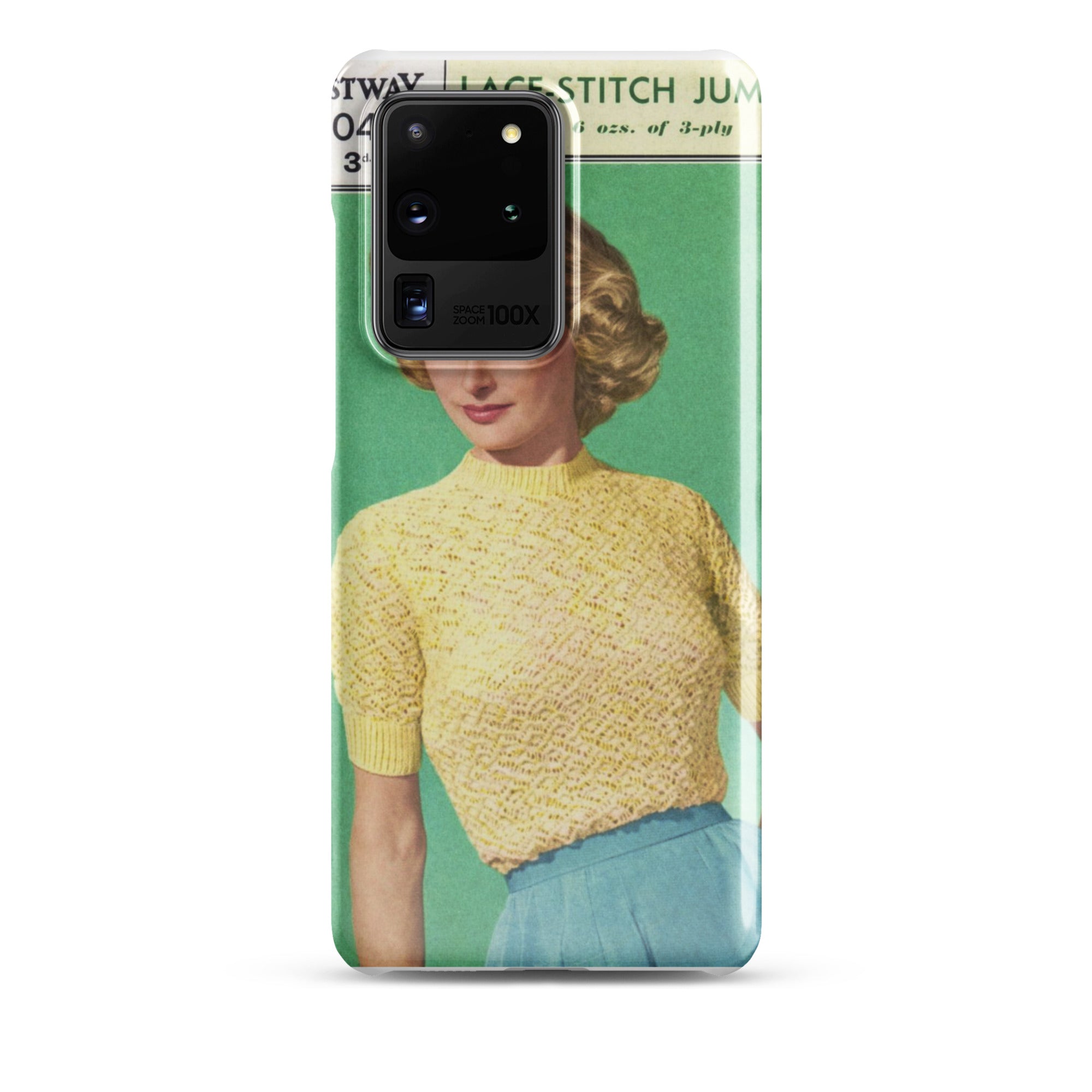Lace Stitch Jumper Phone Case for Samsung® - Sitting Pretty Knits