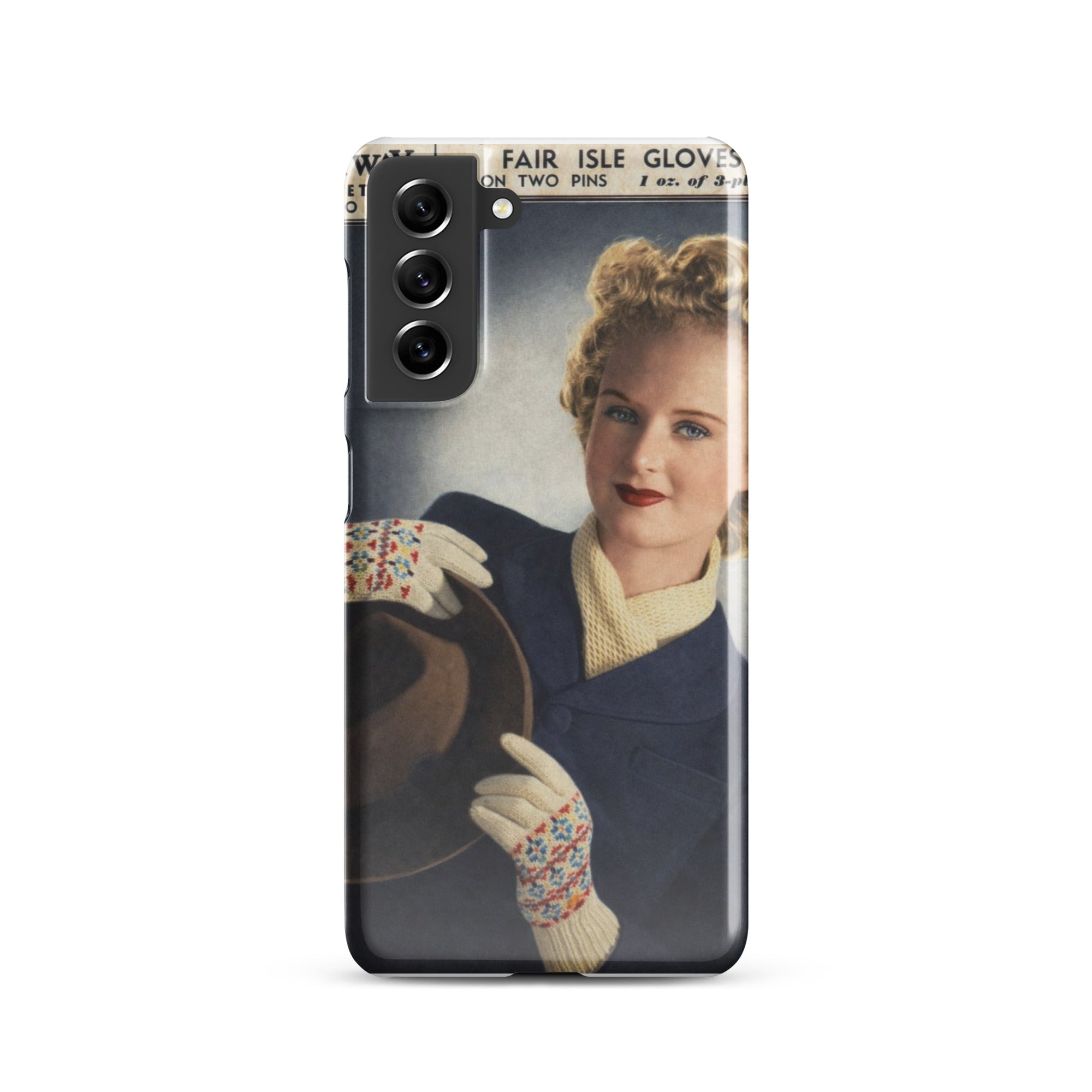 Fair Isle Gloves Phone Case for Samsung® - Sitting Pretty Knits