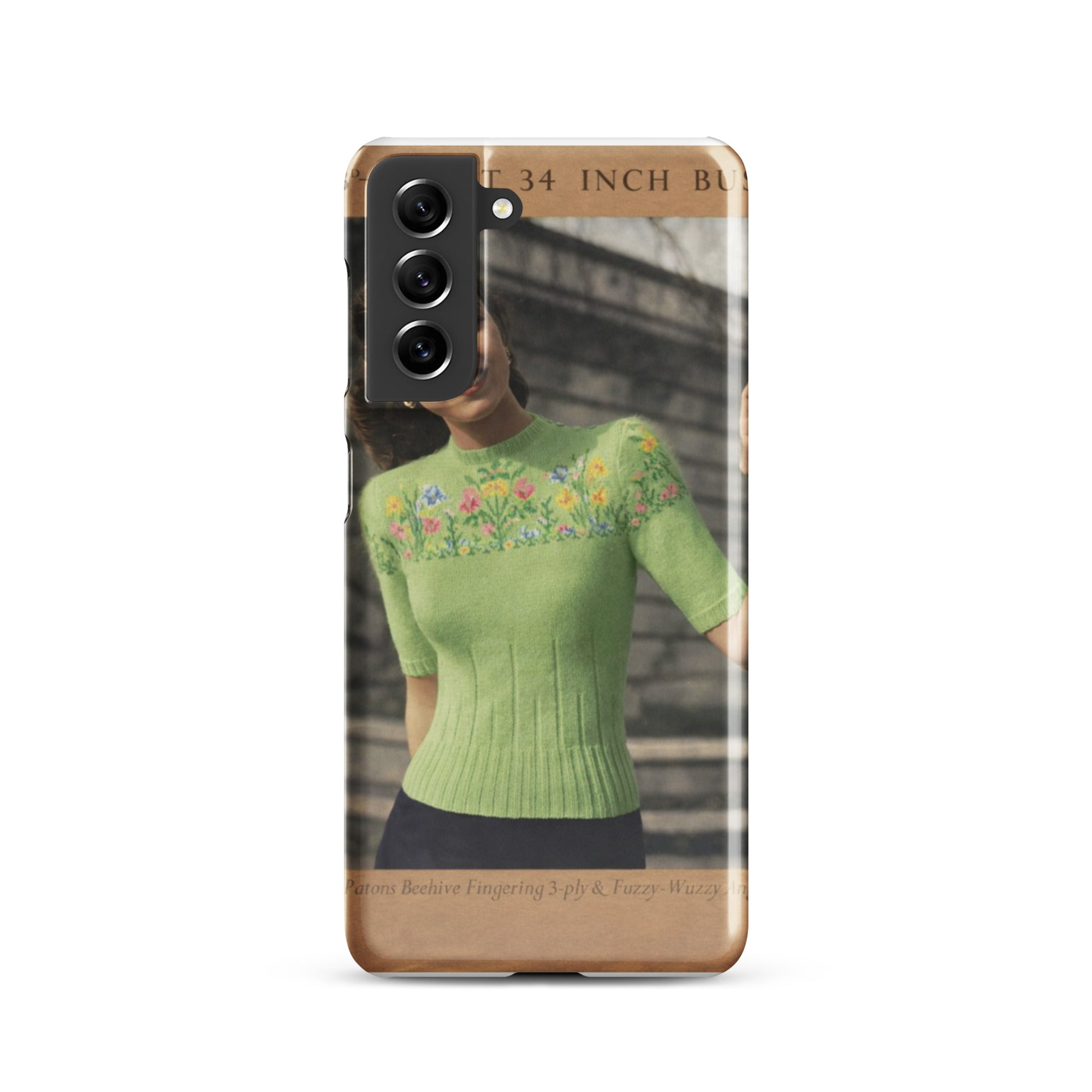 Easter Flower Fair Isle Sweater for Samsung® - Sitting Pretty Knits