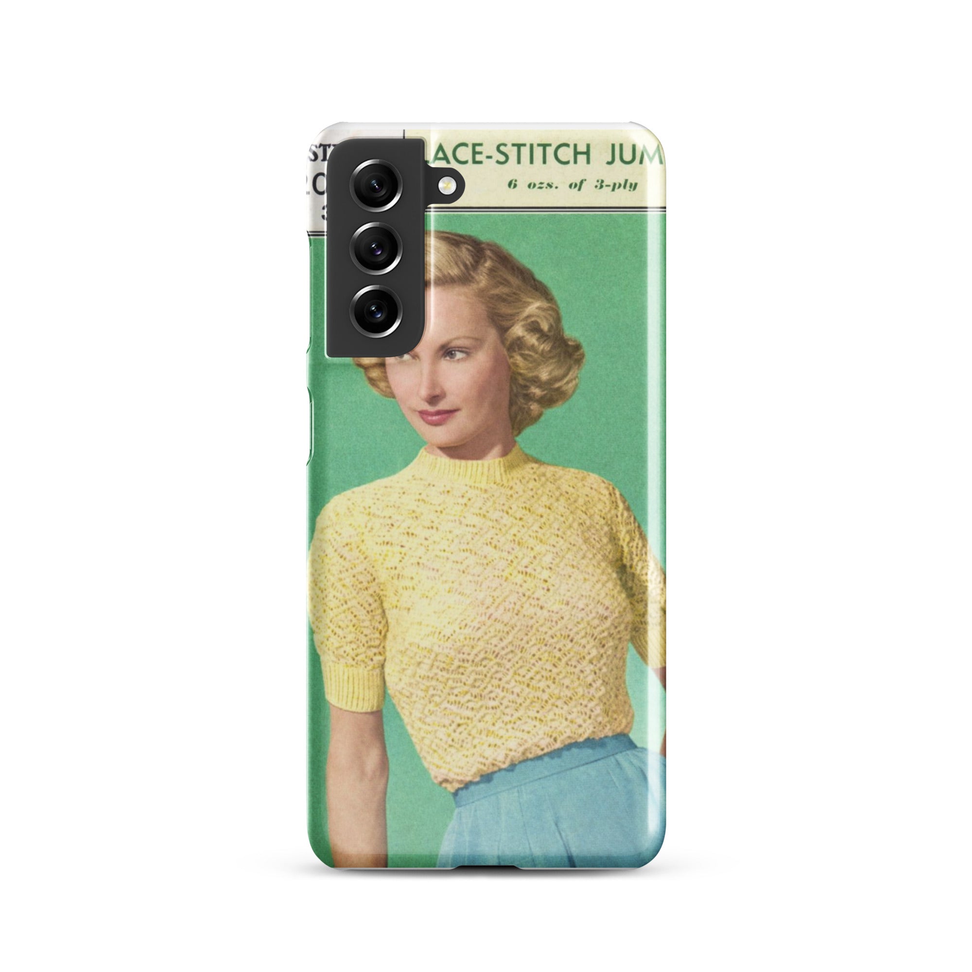 Lace Stitch Jumper Phone Case for Samsung® - Sitting Pretty Knits