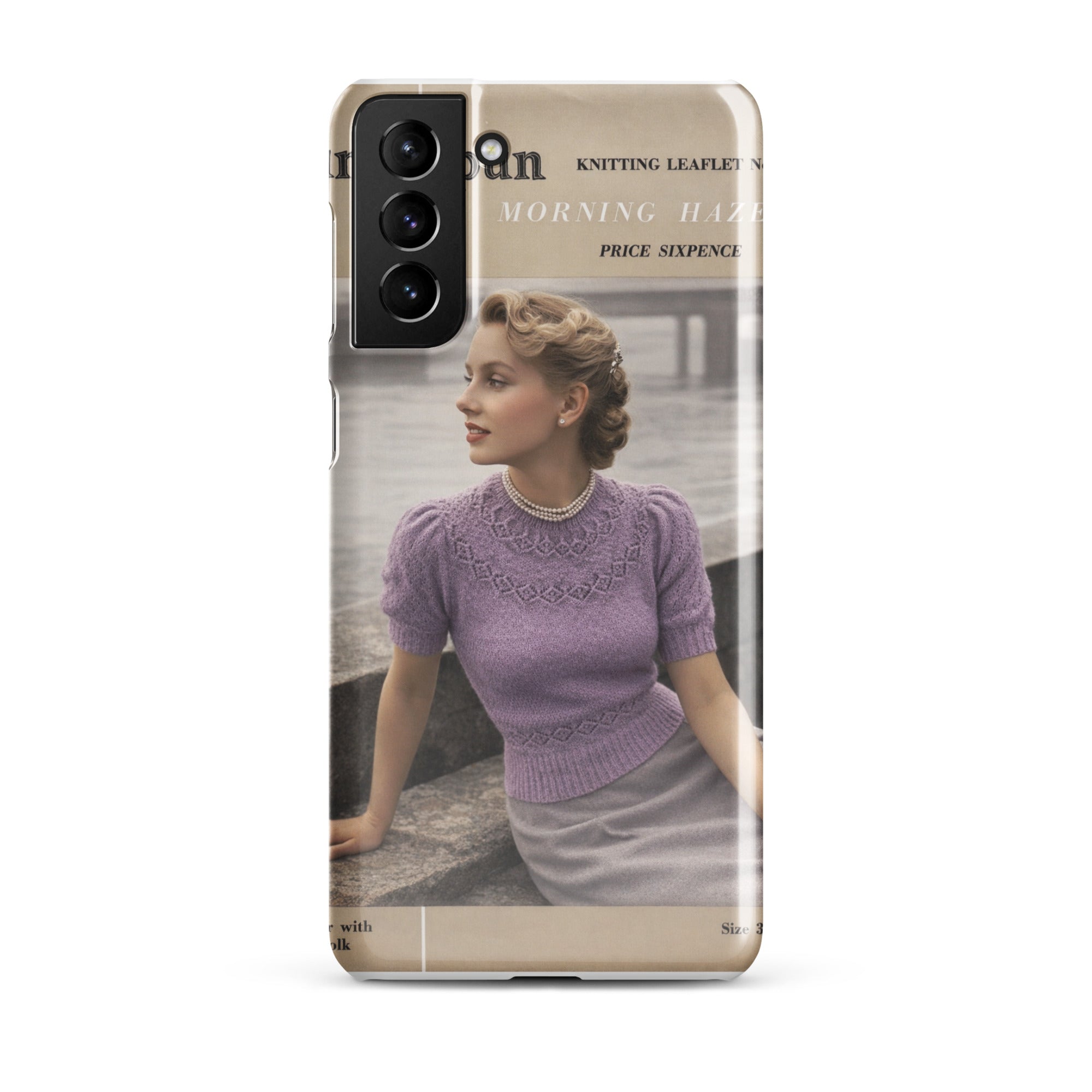 Vintage Ranunculus Phone Case for Samsung® - Sitting Pretty Knits