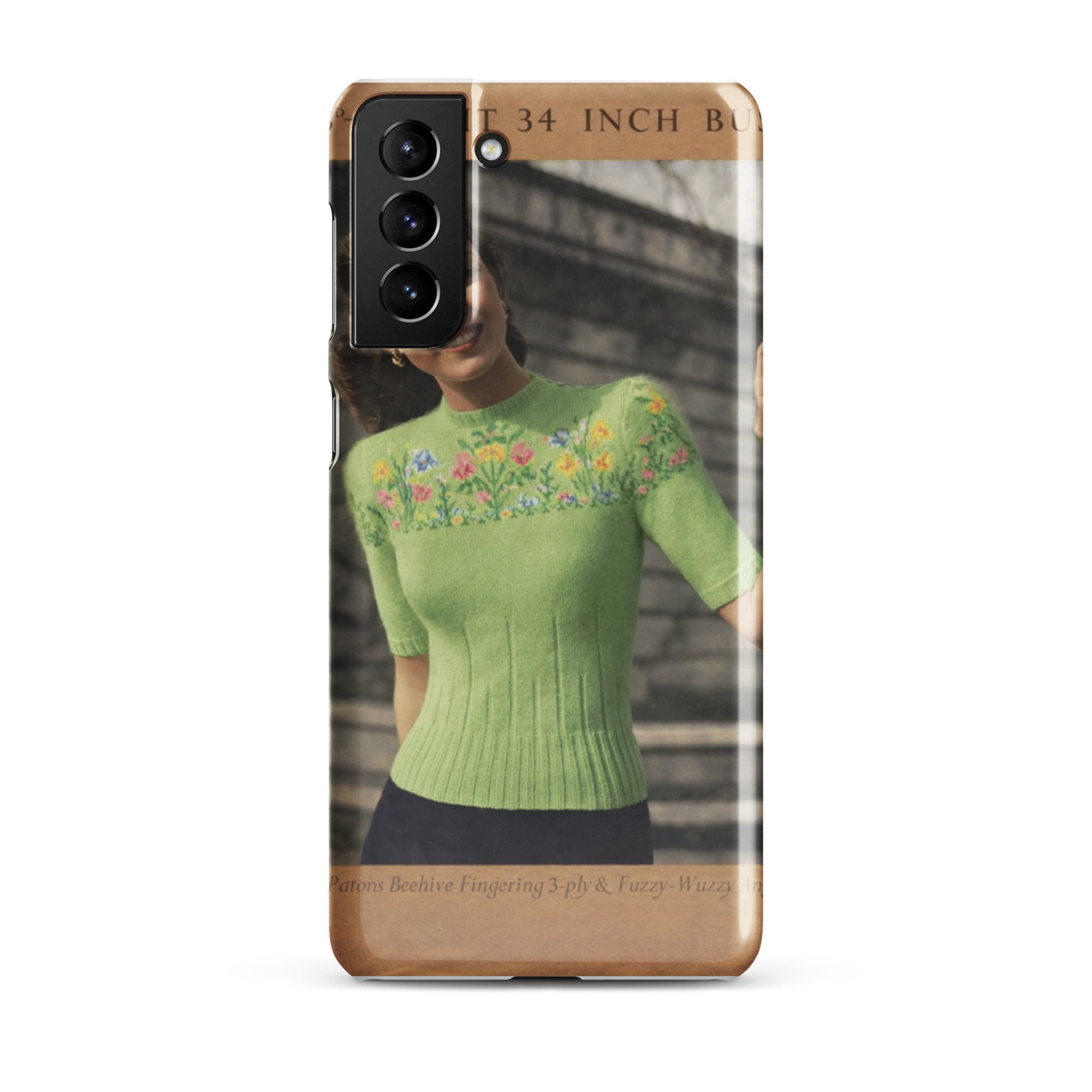 Easter Flower Fair Isle Sweater for Samsung® - Sitting Pretty Knits