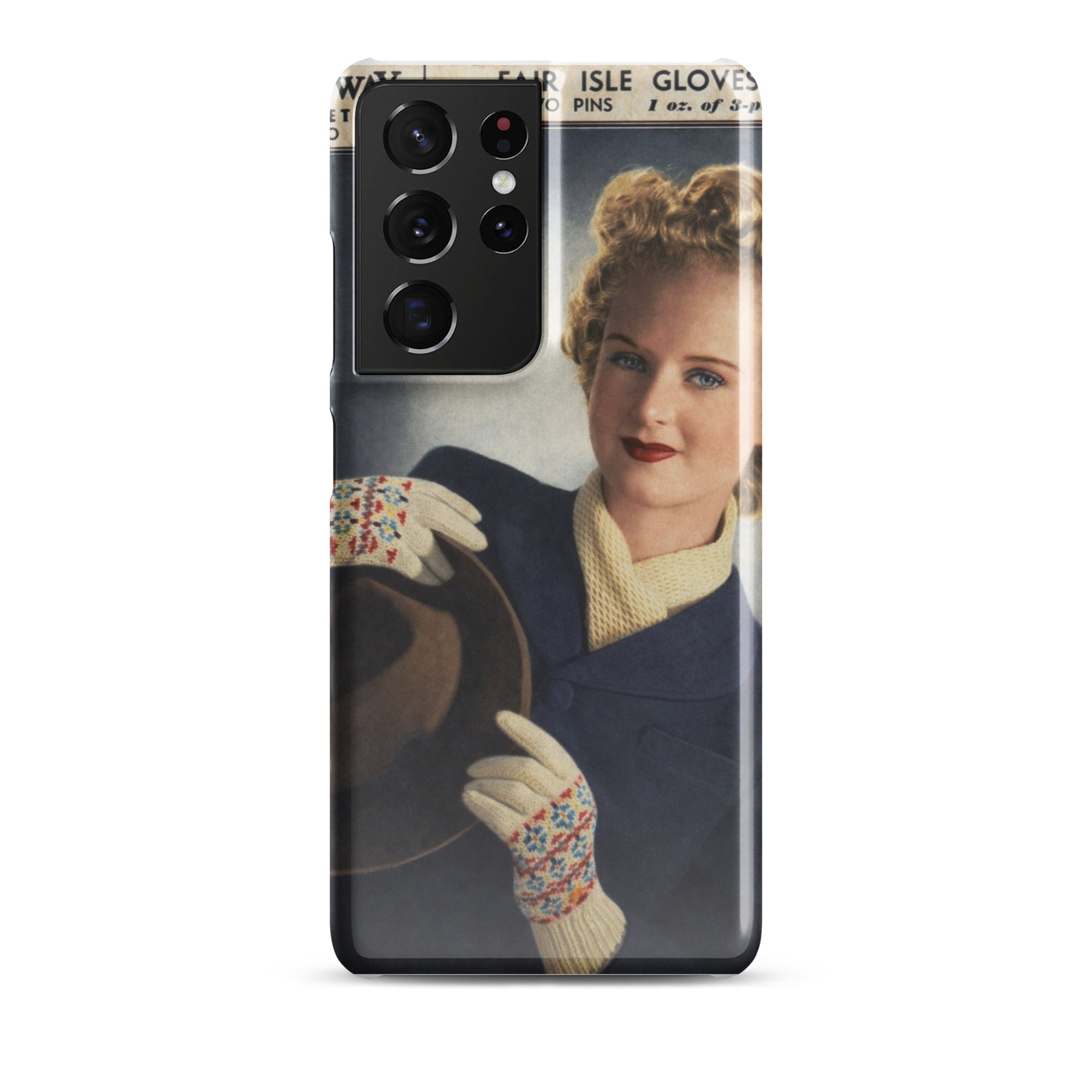 Fair Isle Gloves Phone Case for Samsung® - Sitting Pretty Knits