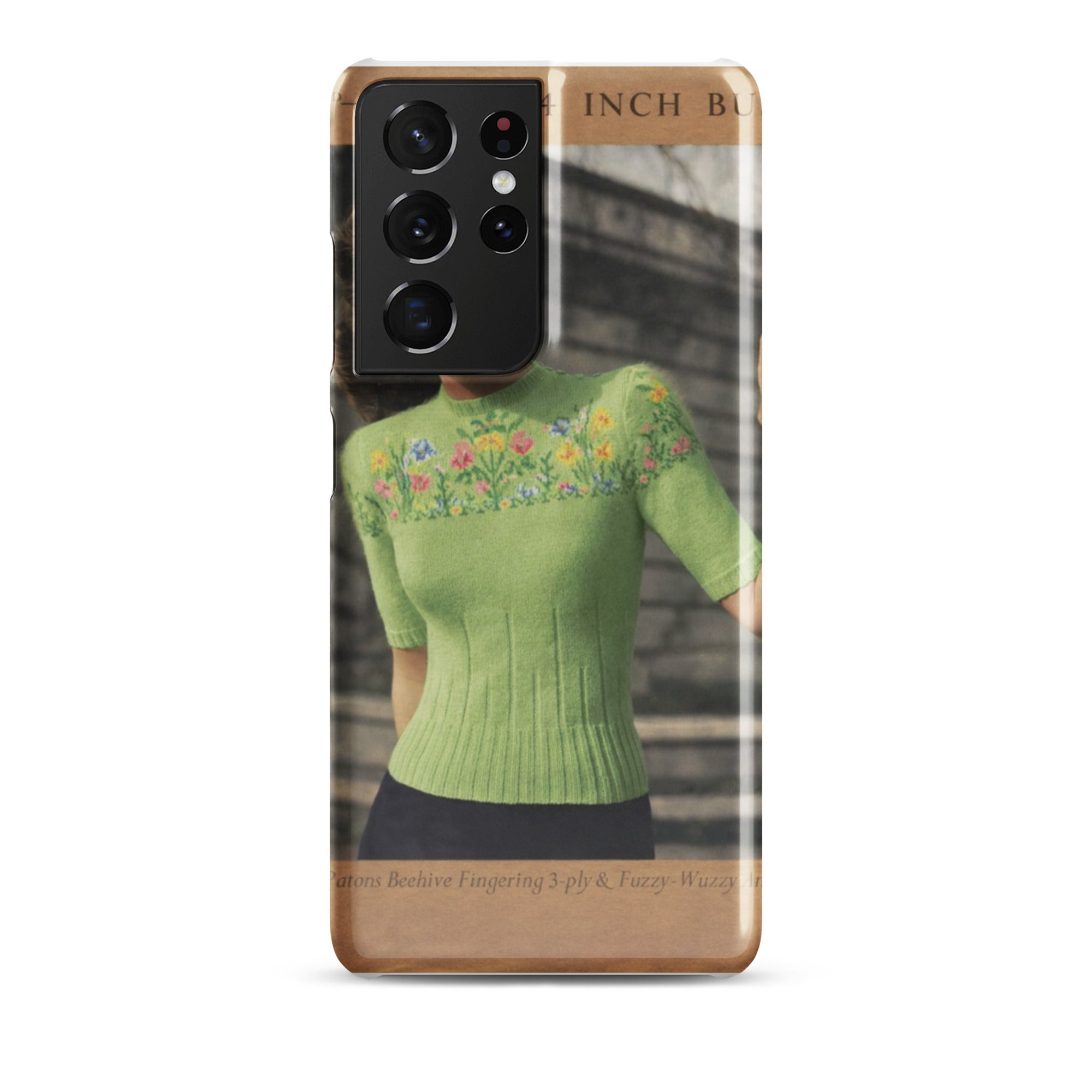 Easter Flower Fair Isle Sweater for Samsung® - Sitting Pretty Knits