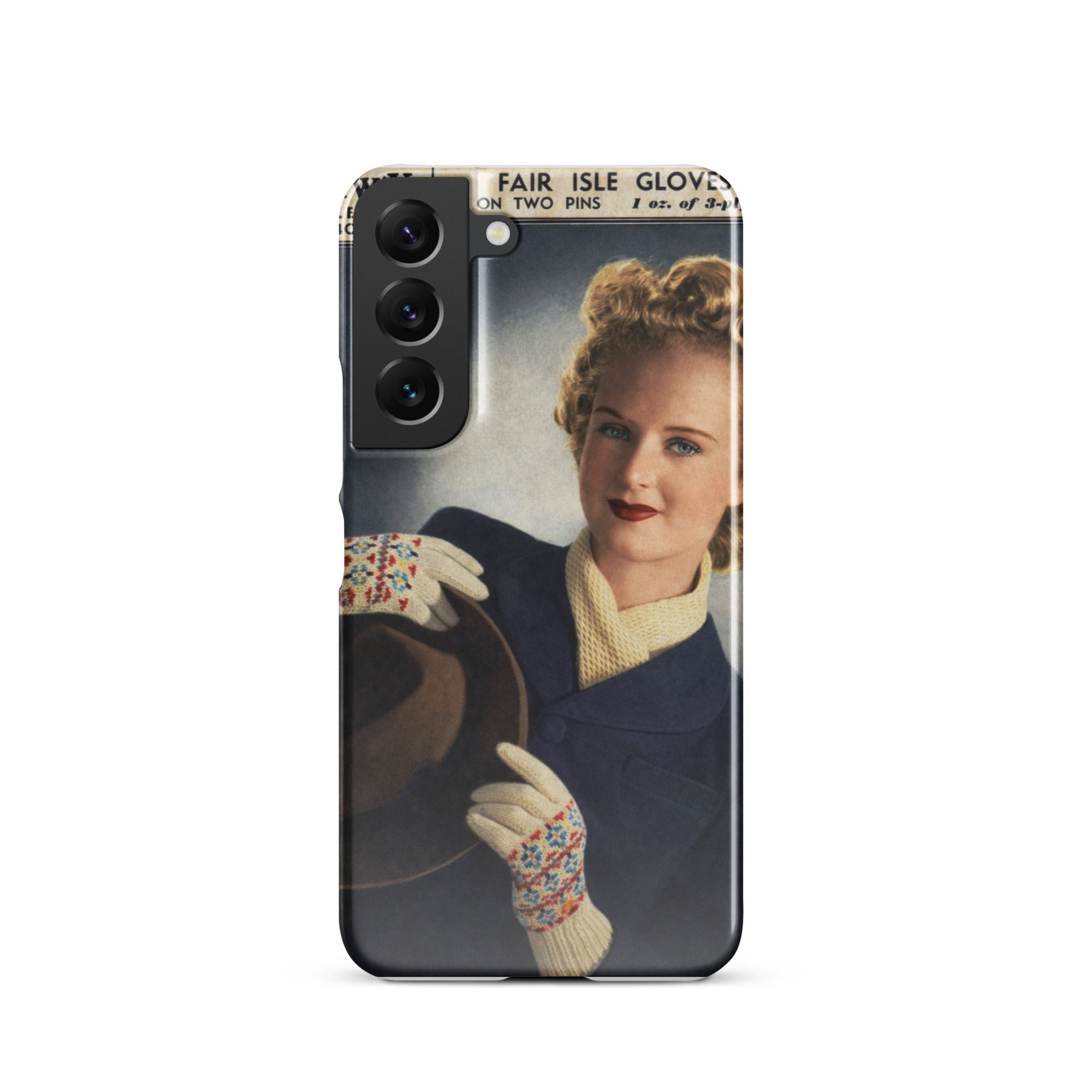 Fair Isle Gloves Phone Case for Samsung® - Sitting Pretty Knits