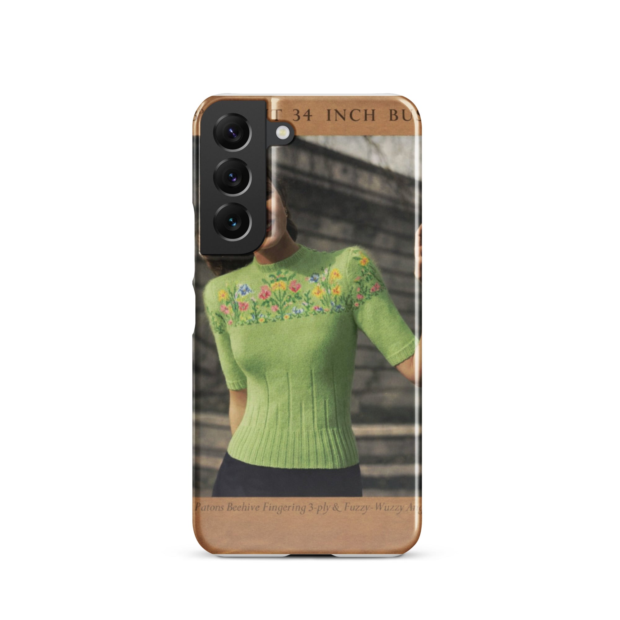 Easter Flower Fair Isle Sweater for Samsung® - Sitting Pretty Knits