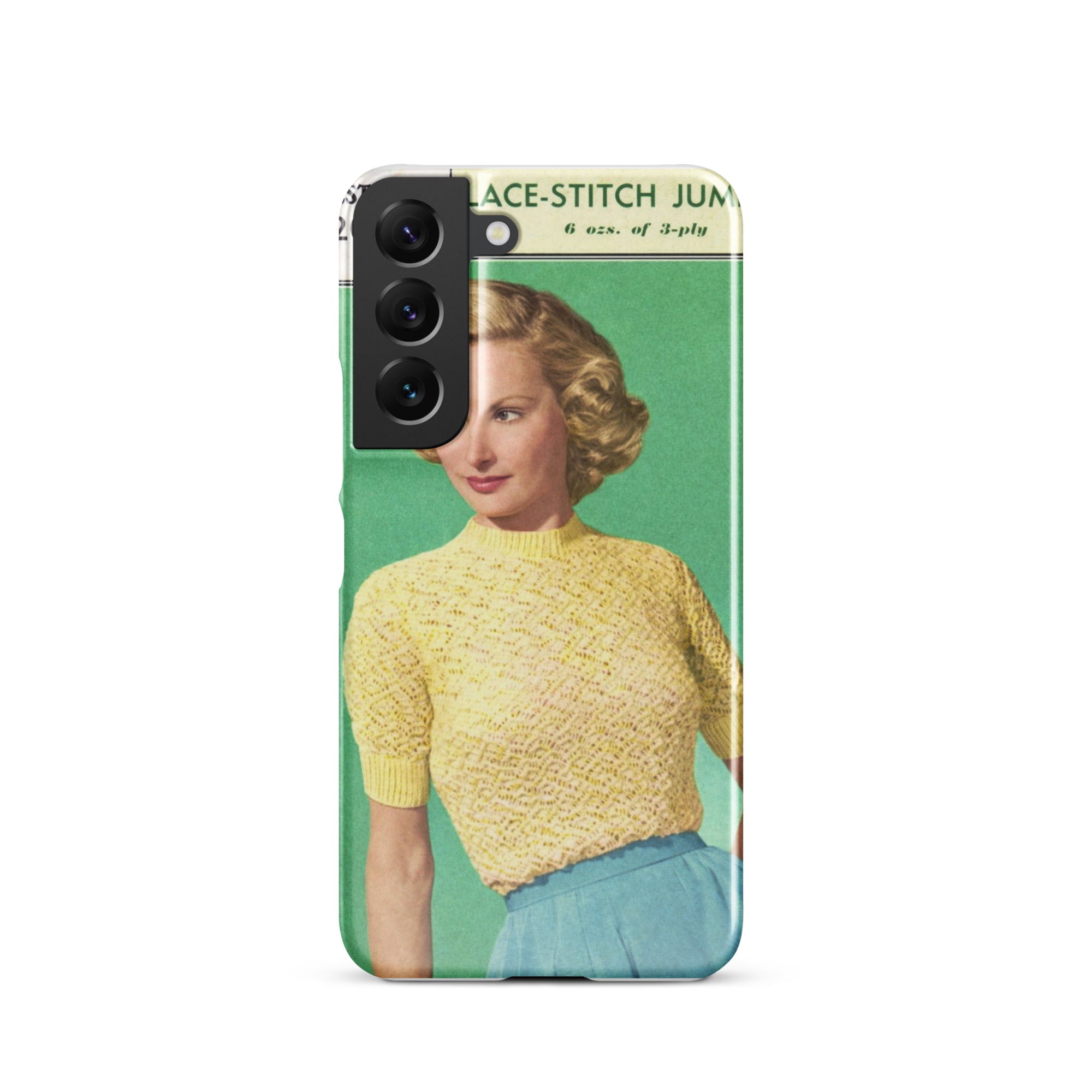 Lace Stitch Jumper Phone Case for Samsung® - Sitting Pretty Knits